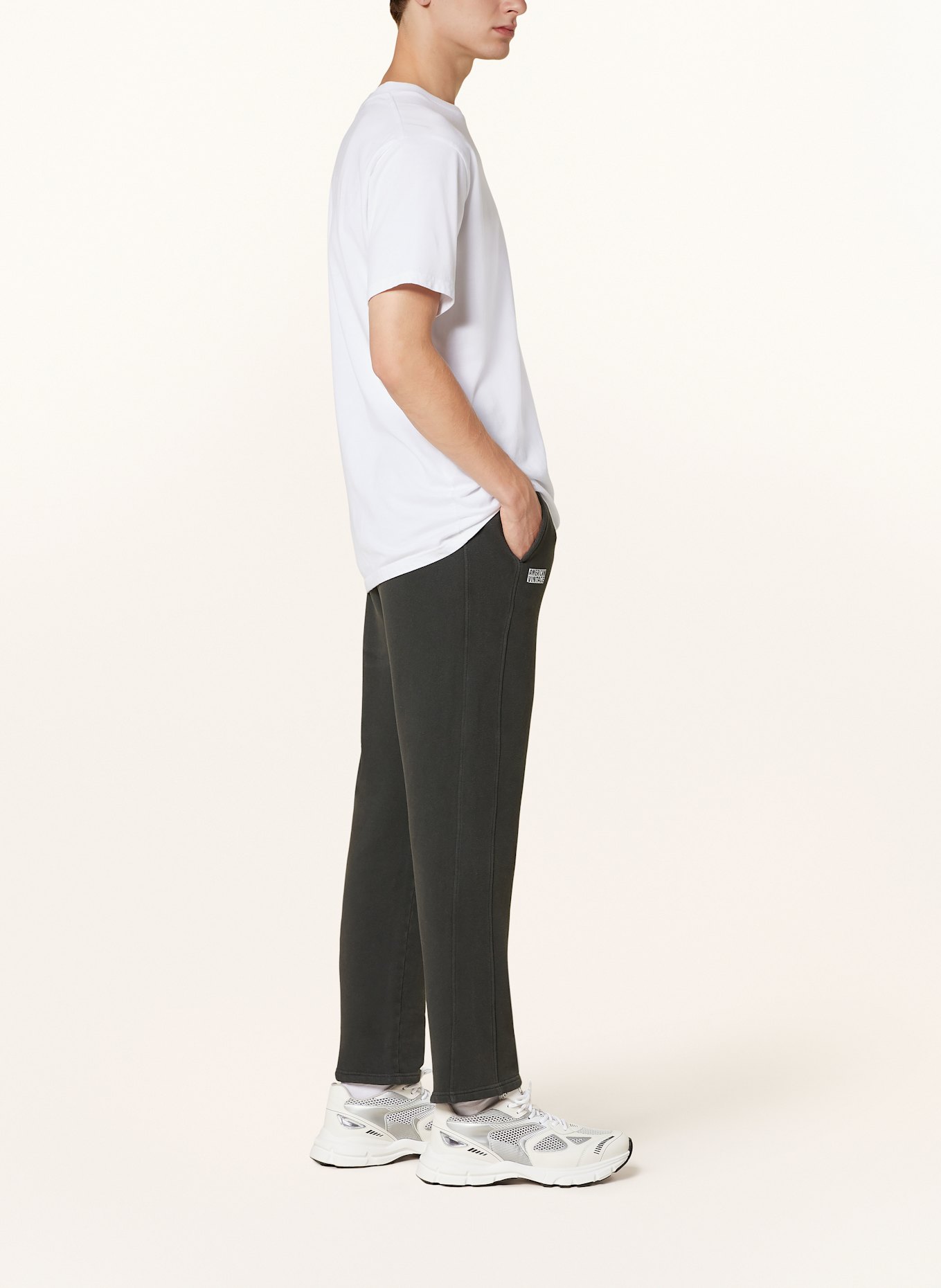 American Vintage Sweatpants IZUBIRD, Color: DARK GRAY (Image 4)