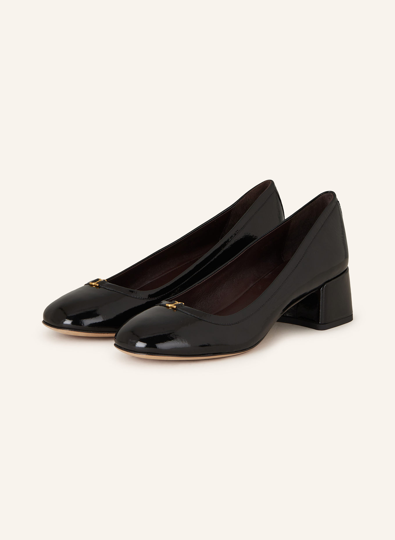 Chloe black pumps shop
