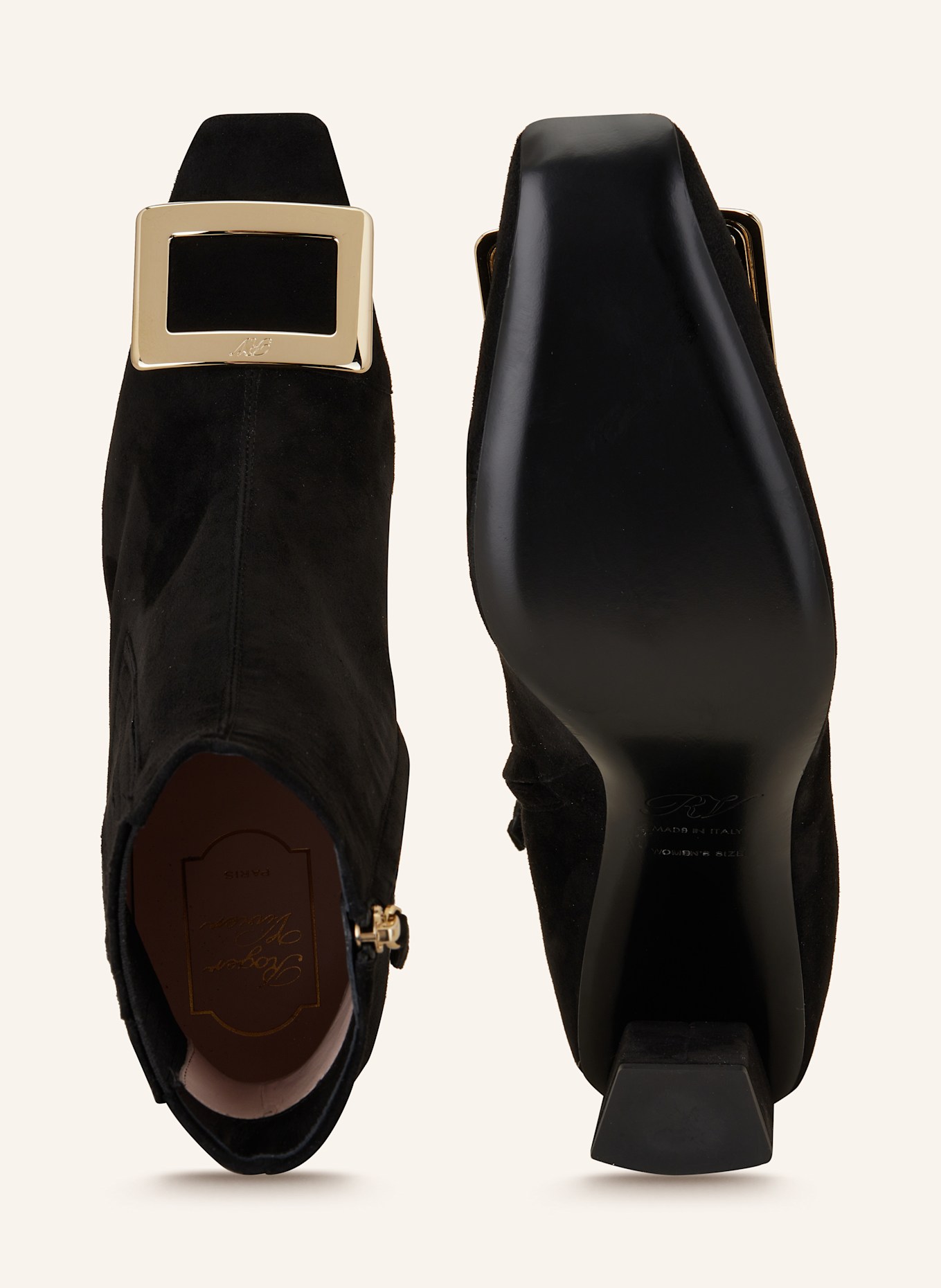 Roger Vivier Stiefeletten BELLE: SCHWARZ