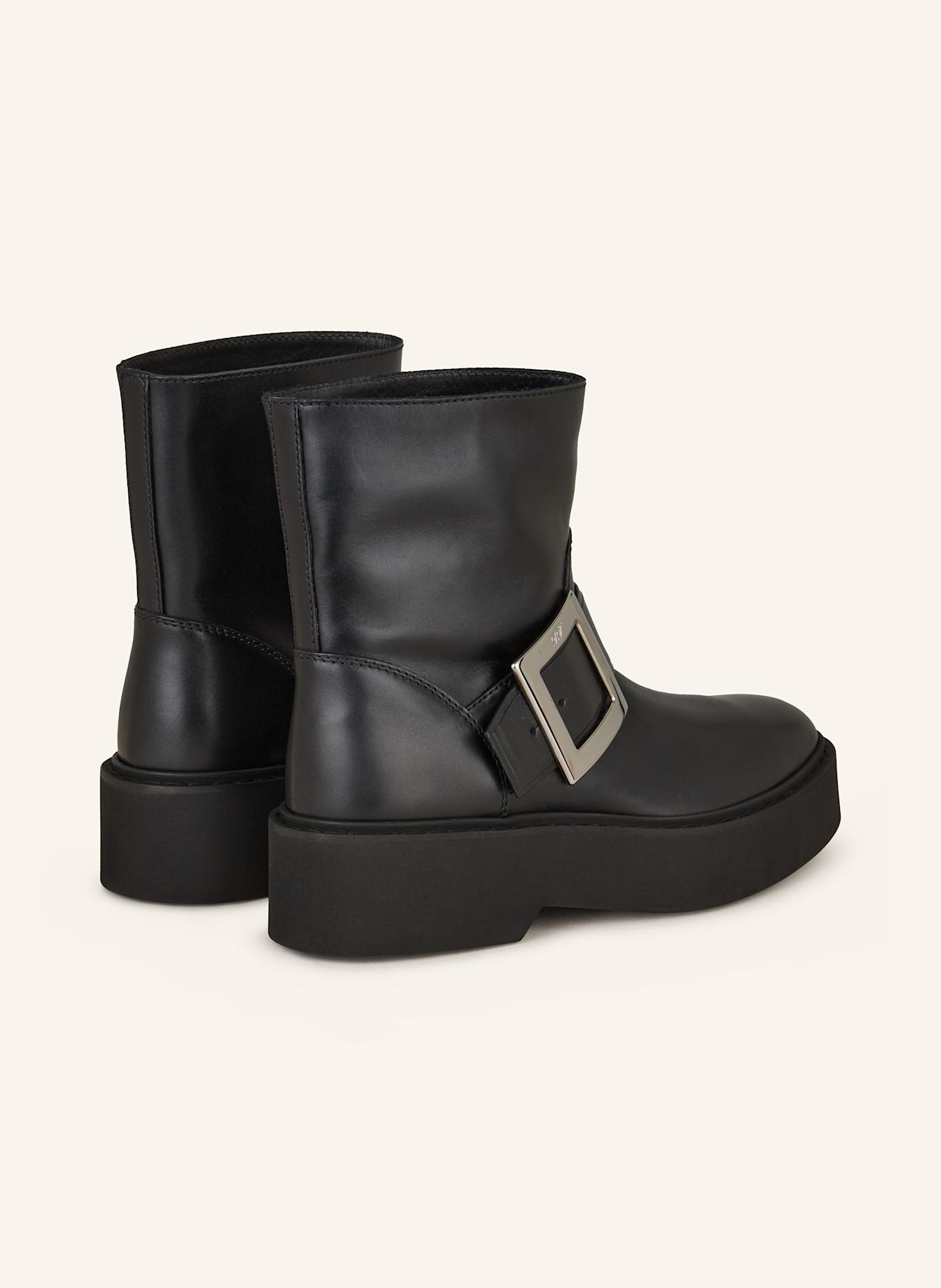 Roger Vivier Biker Boots VIV RANGERS: SCHWARZ
