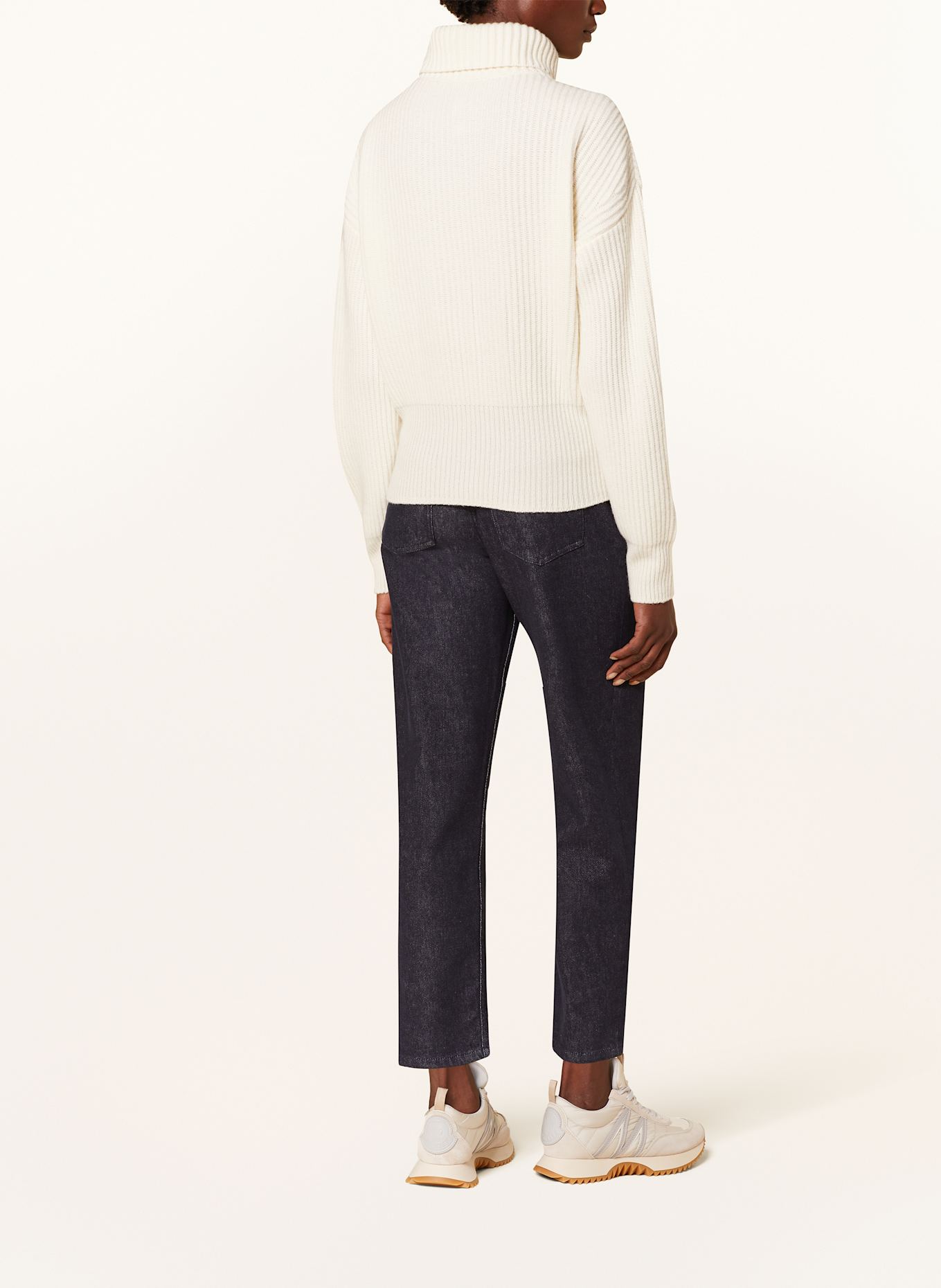 MONCLER Rollkragenpullover: WEISS