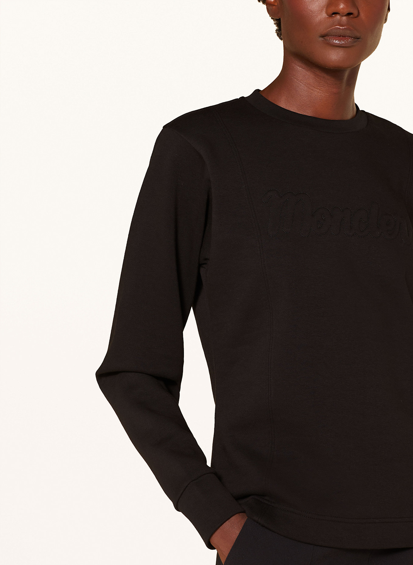 MONCLER Sweatshirt: SCHWARZ