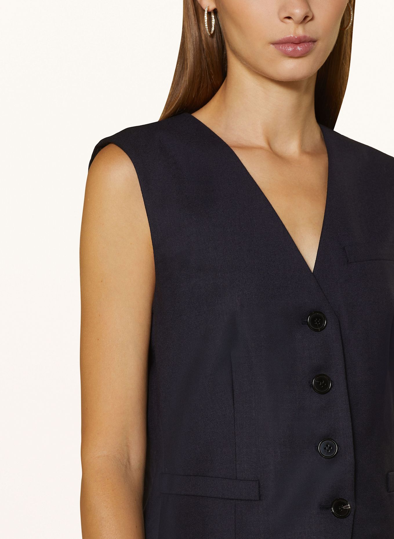 Theory Blazer vest, Color: DARK BLUE (Image 4)