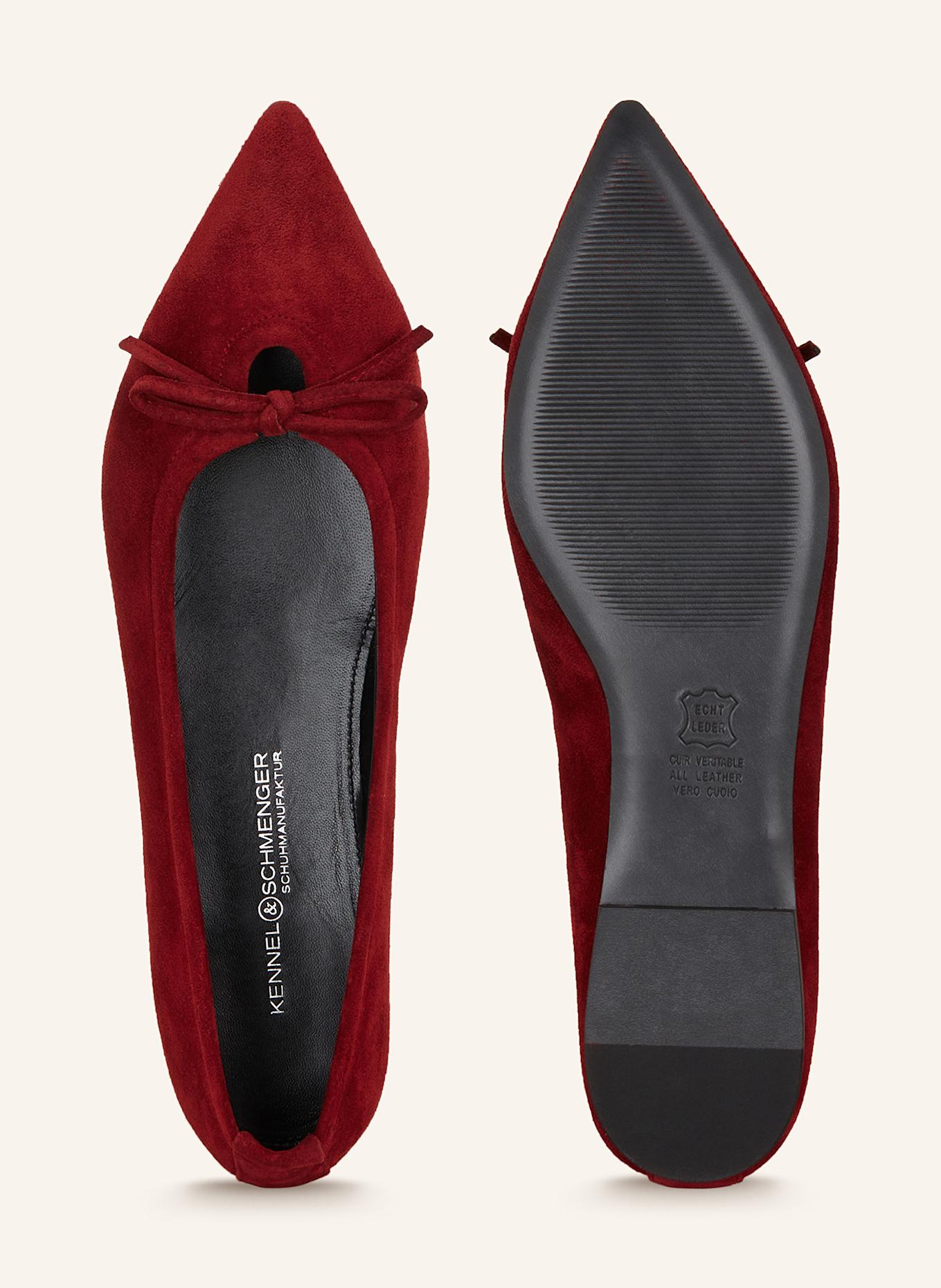 KENNEL & SCHMENGER Ballet flats GRETA, Color: DARK RED (Image 5)