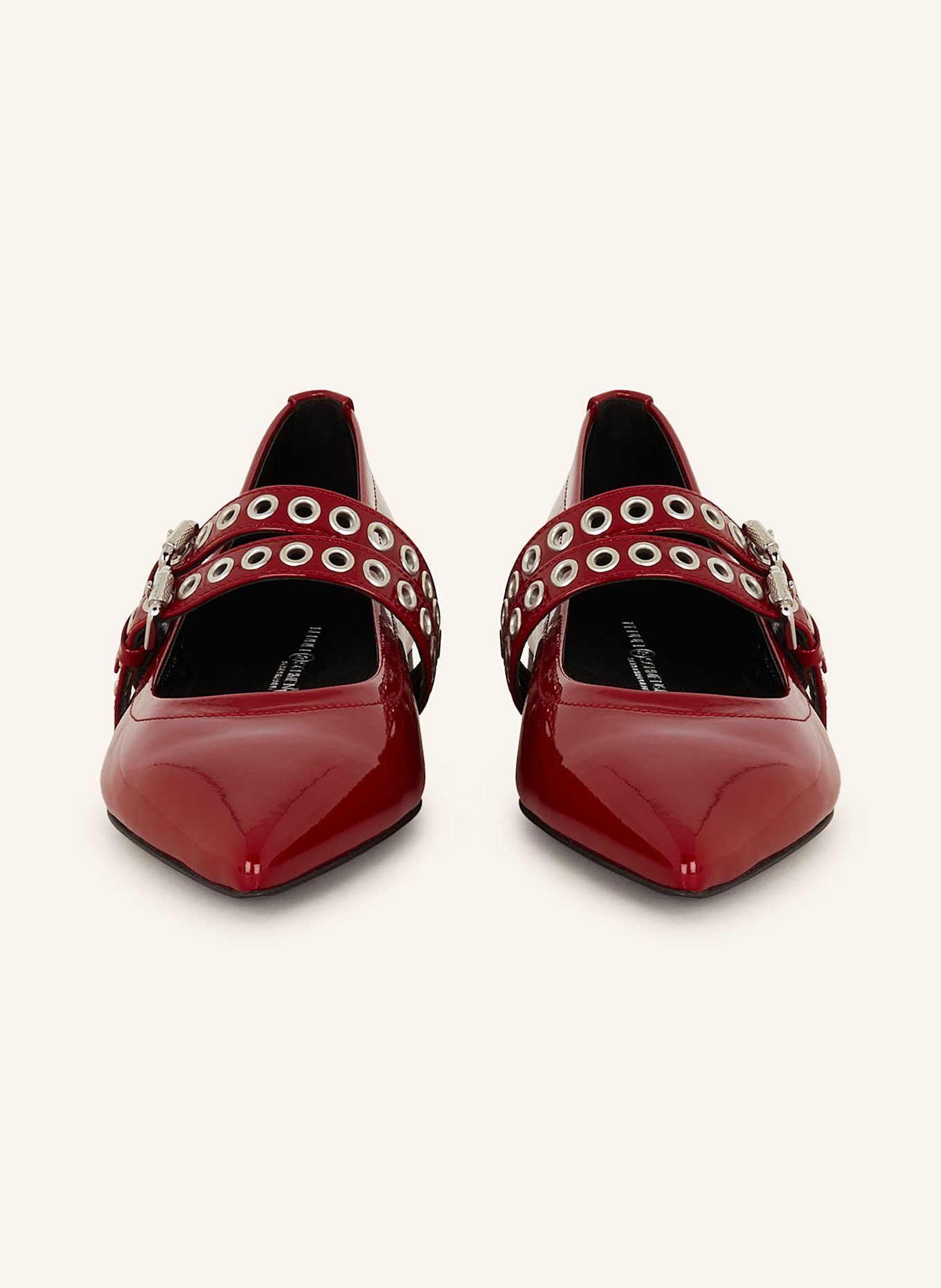 KENNEL & SCHMENGER Mary Jane ballet flats GRETA, Color: DARK RED (Image 3)