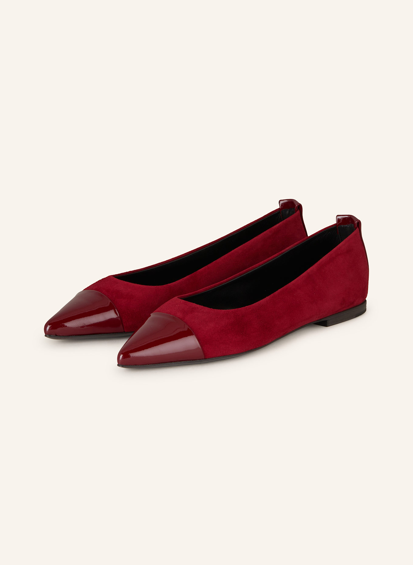 KENNEL & SCHMENGER Ballet flats GRETA, Color: DARK RED (Image 1)