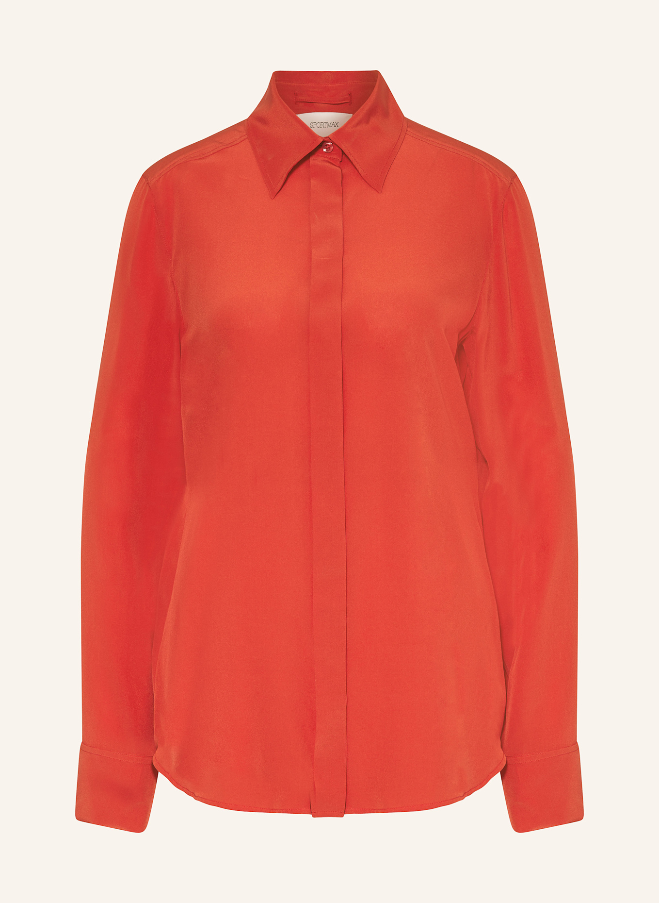 SPORTMAX Hemdbluse GEMONA aus Seide: ROT