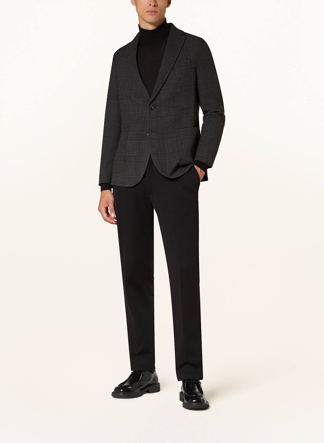 CIRCOLO 1901 Tailored jacket extra slim fit: BLACK / DARK GRAY