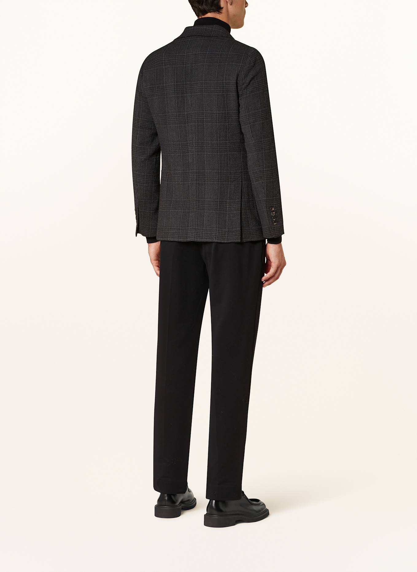 CIRCOLO 1901 Tailored jacket extra slim fit: BLACK / DARK GRAY