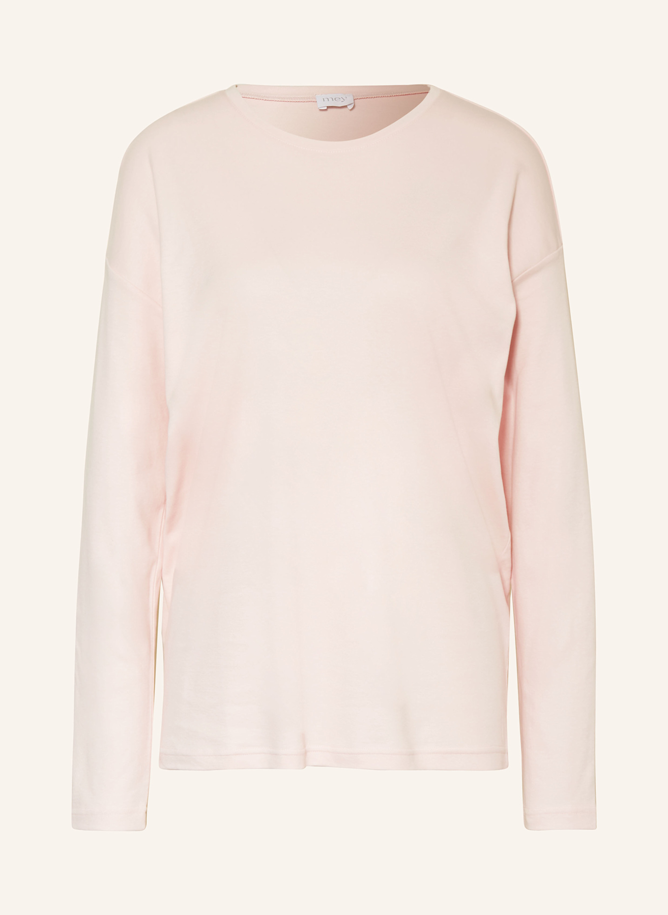 mey CLOUDS series sleep shirt, Color: LIGHT PINK (Image 1)