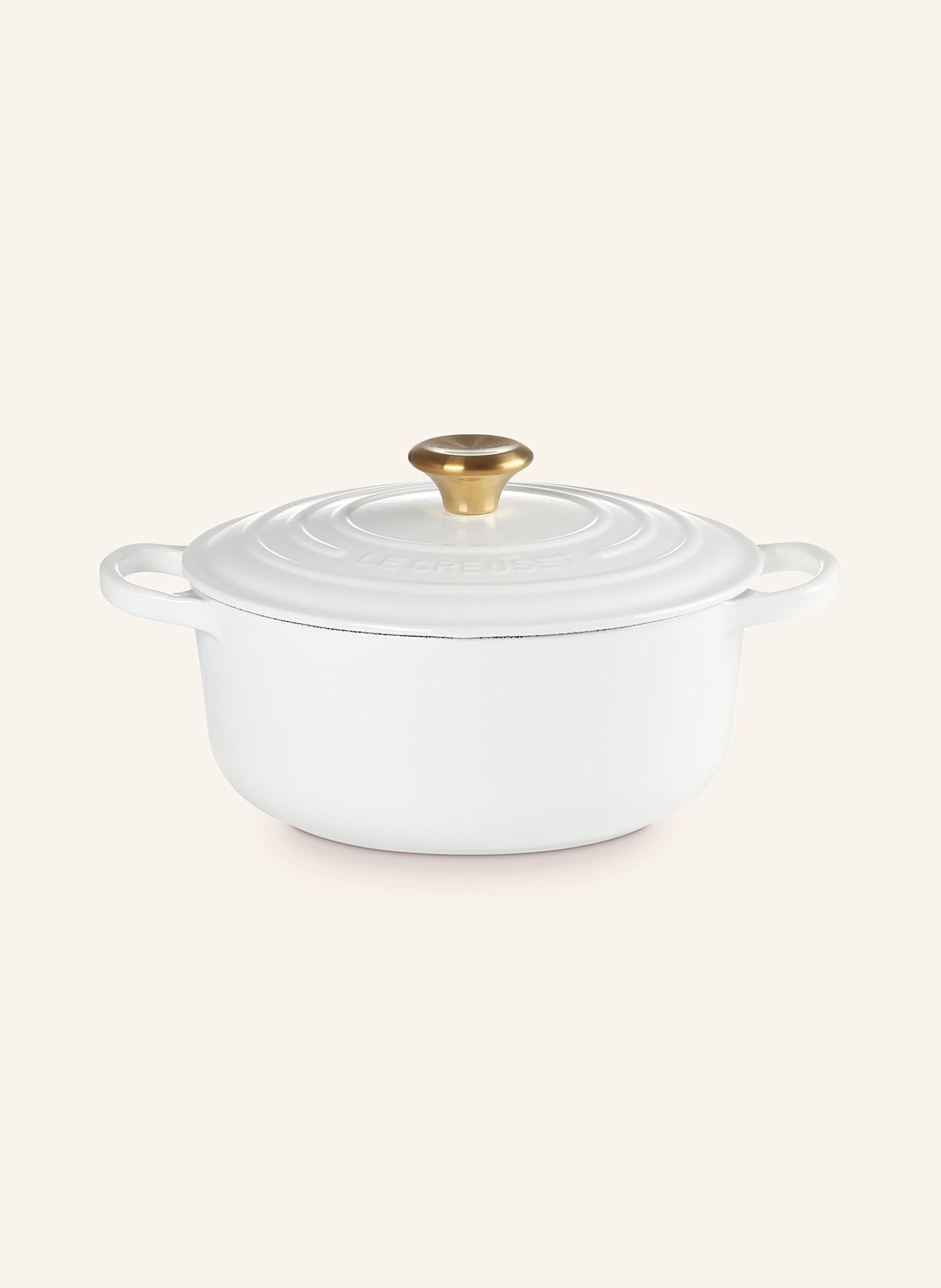 LE CREUSET Brytfanna SIGNATURE, Kolor: WHITE (Obrazek 1)