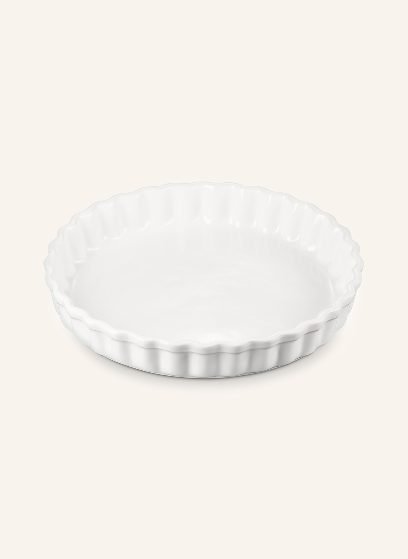 LE CREUSET Forma do tarty TRADITION, Kolor: WHITE (Obrazek 1)