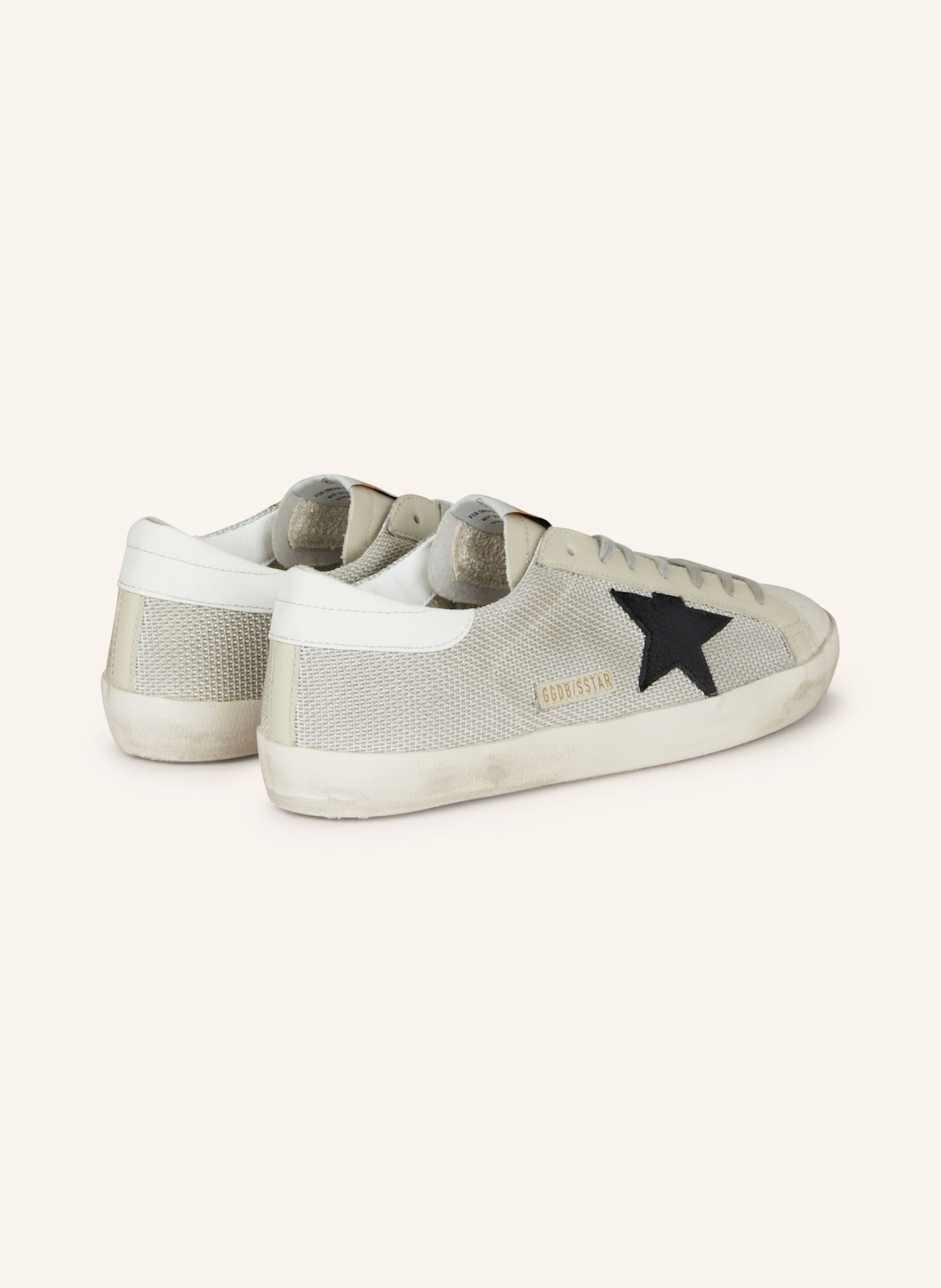 GOLDEN GOOSE Sneaker SUPER-STAR CLASSIC: GRAU/ SCHWARZ
