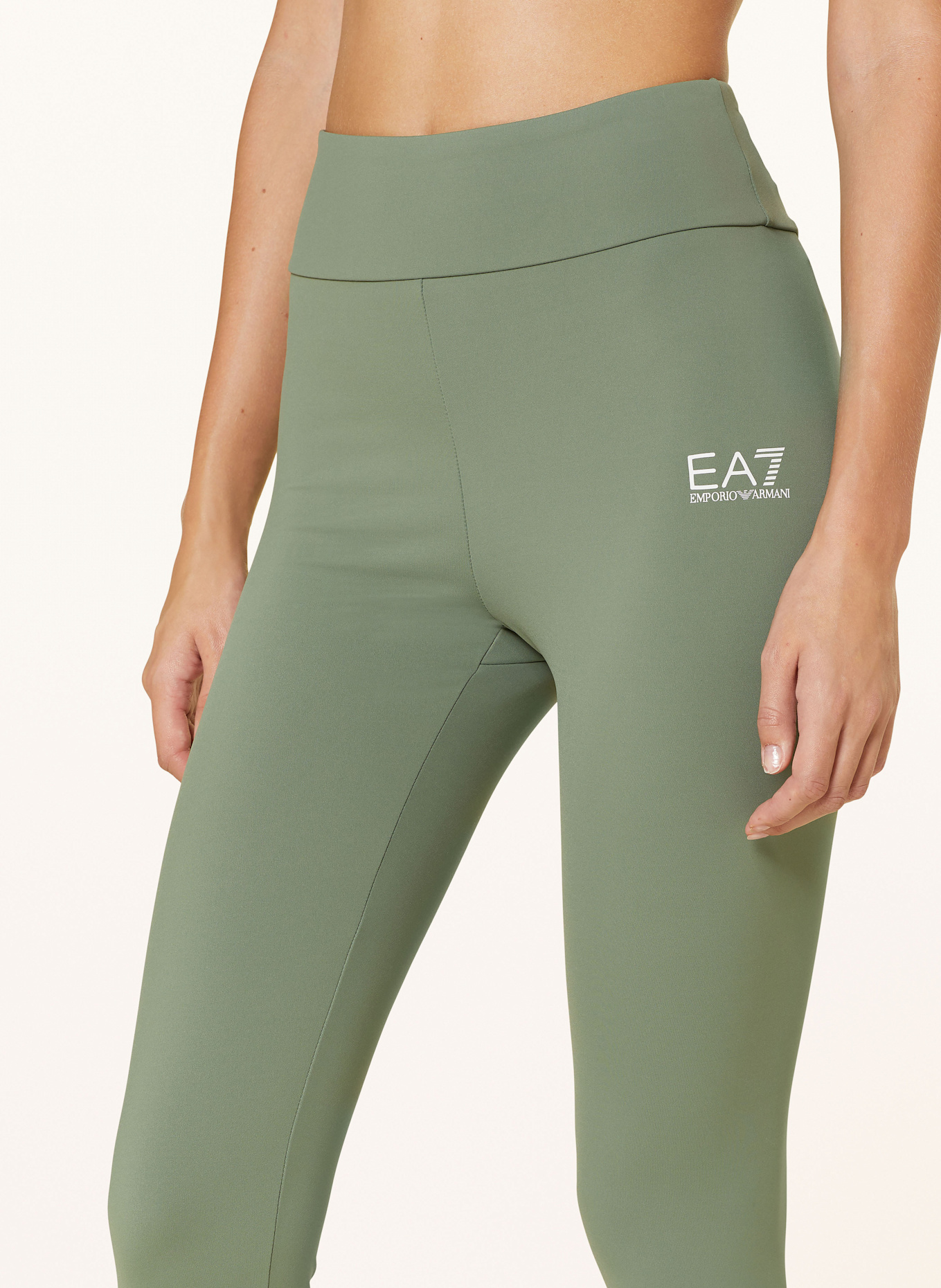 EA7 EMPORIO ARMANI Leggings, Color: GREEN (Image 5)