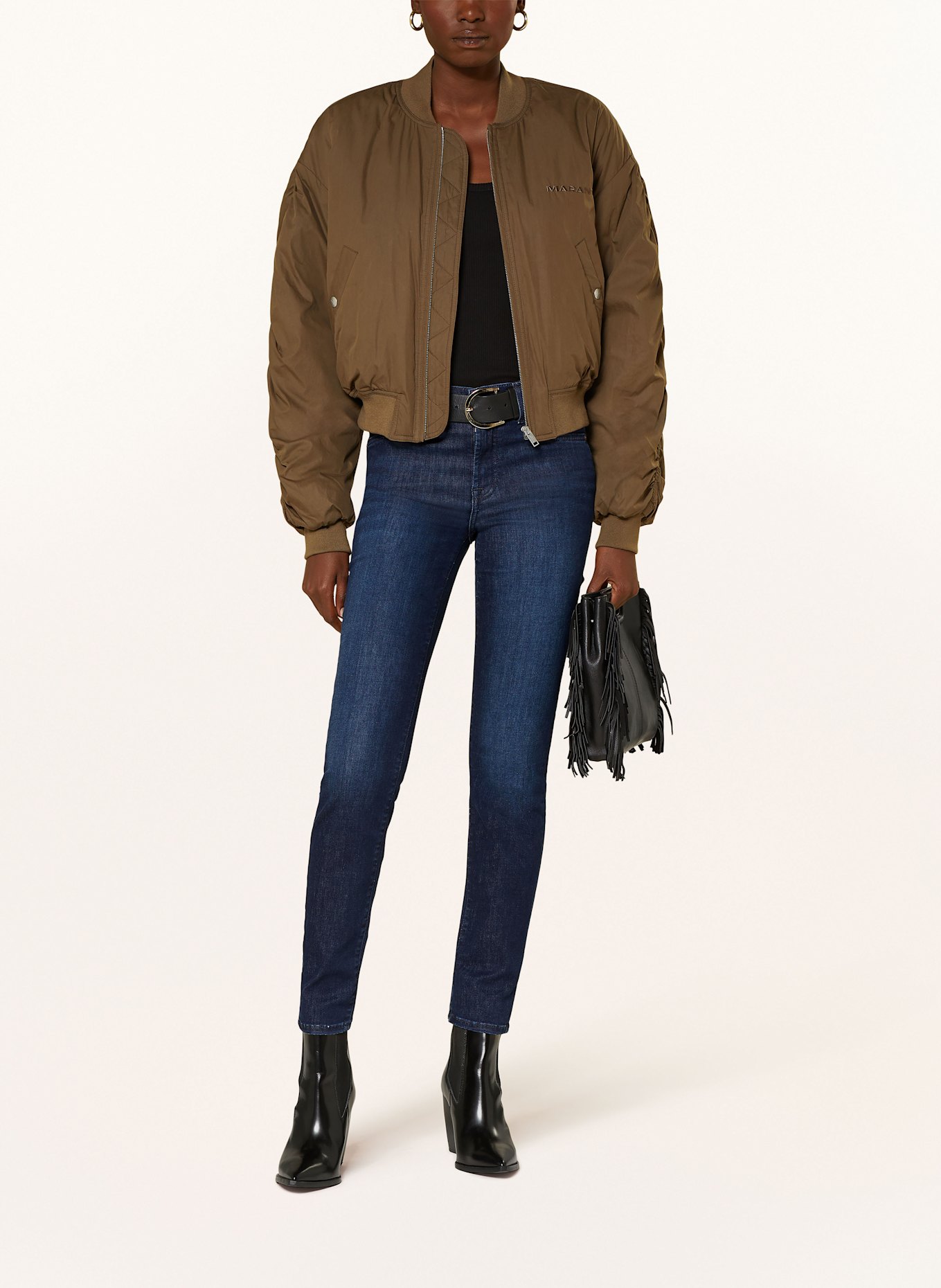 7 for all mankind Skinny jeans ROXANNE, Color: DARK BLUE (Image 2)