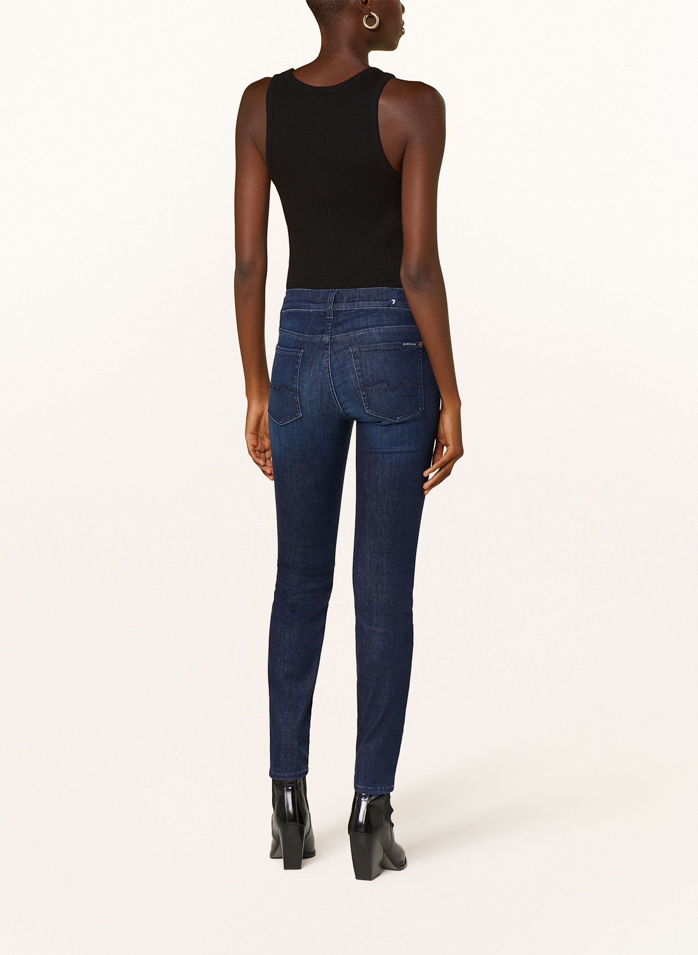 7 for all mankind Skinny jeans ROXANNE, Color: DARK BLUE (Image 3)