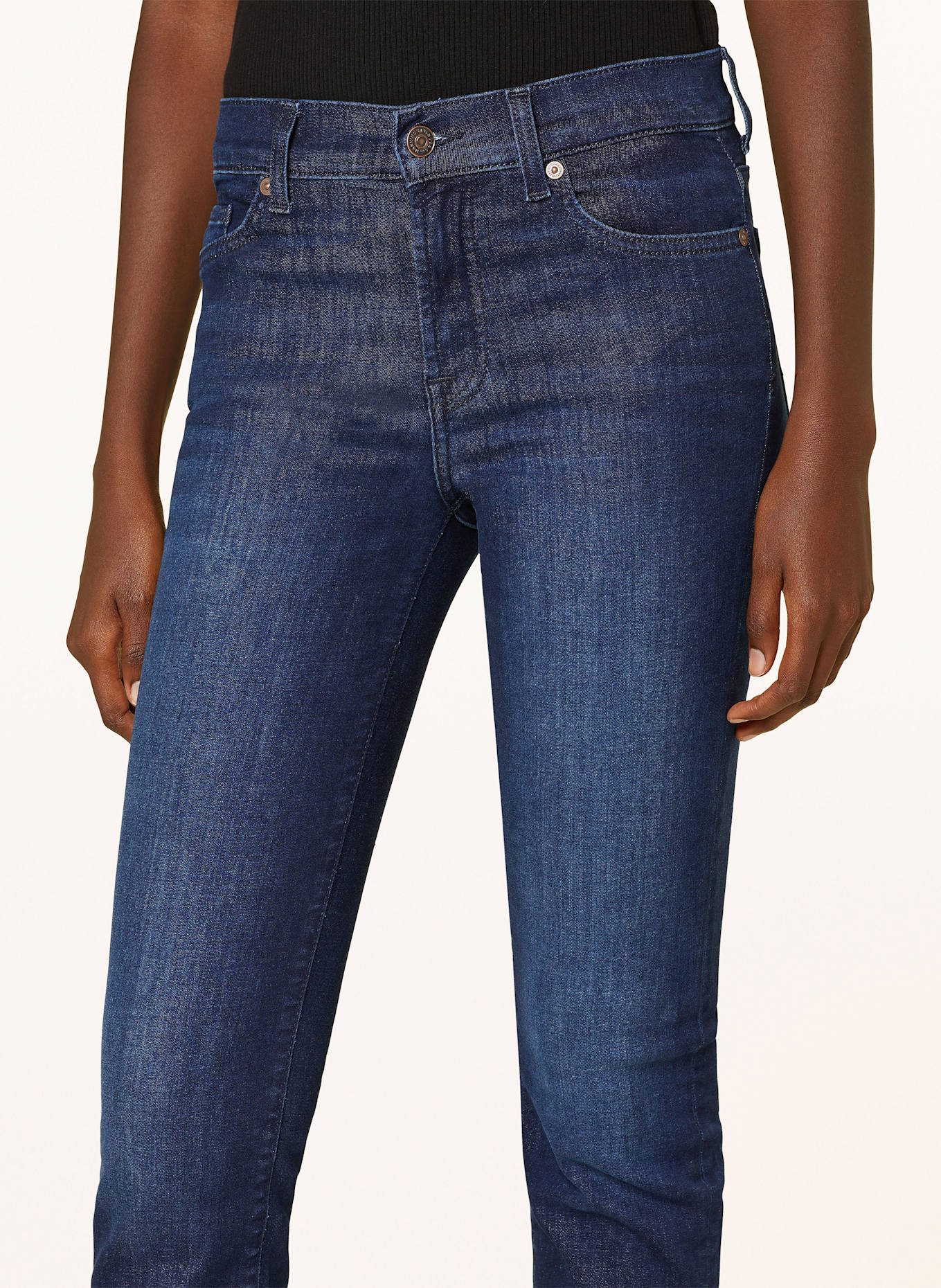 7 for all mankind Skinny jeans ROXANNE, Color: DARK BLUE (Image 5)