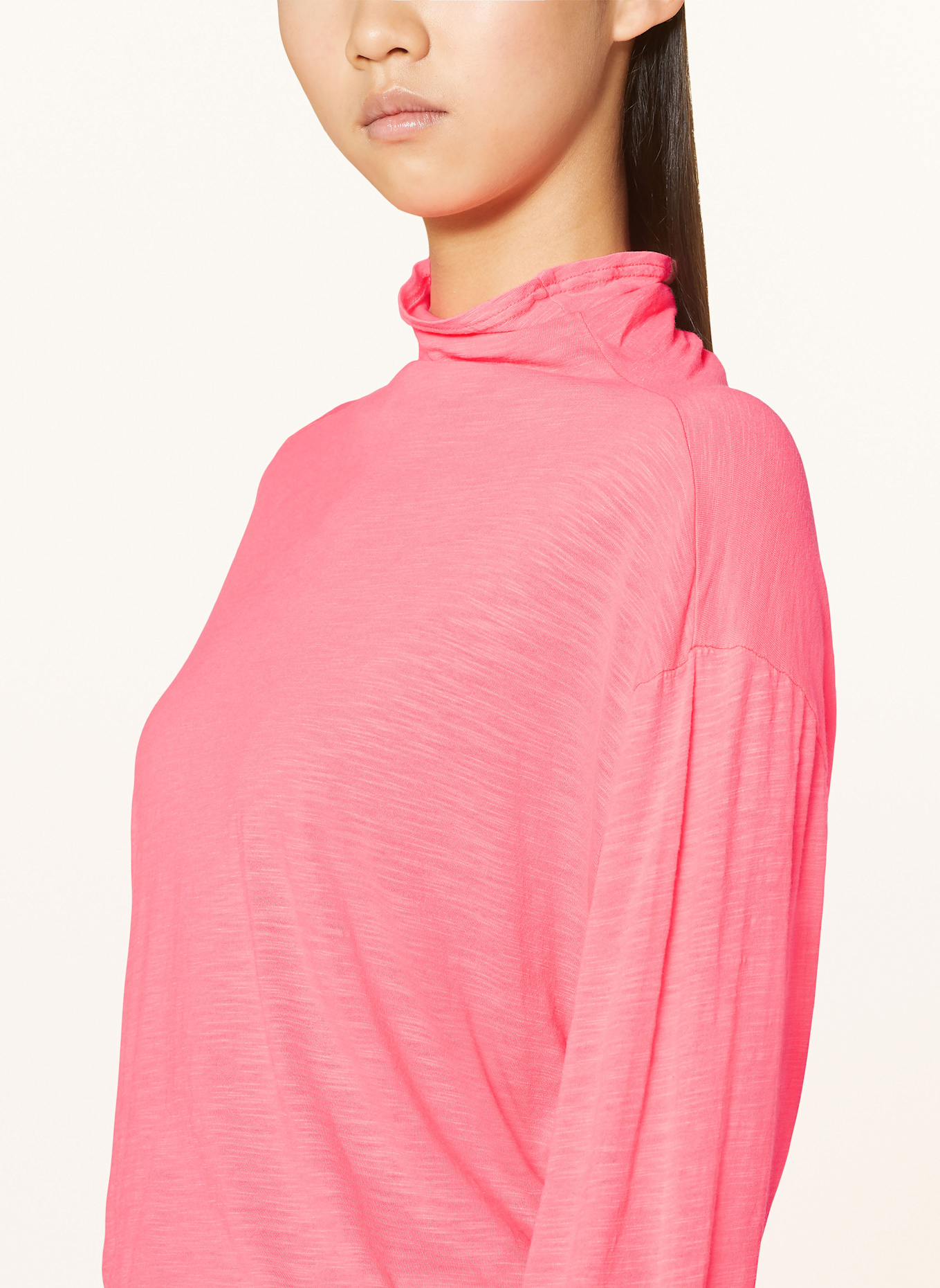 American Vintage Long sleeve shirt JACKSONVILLE, Color: NEON PINK (Image 4)