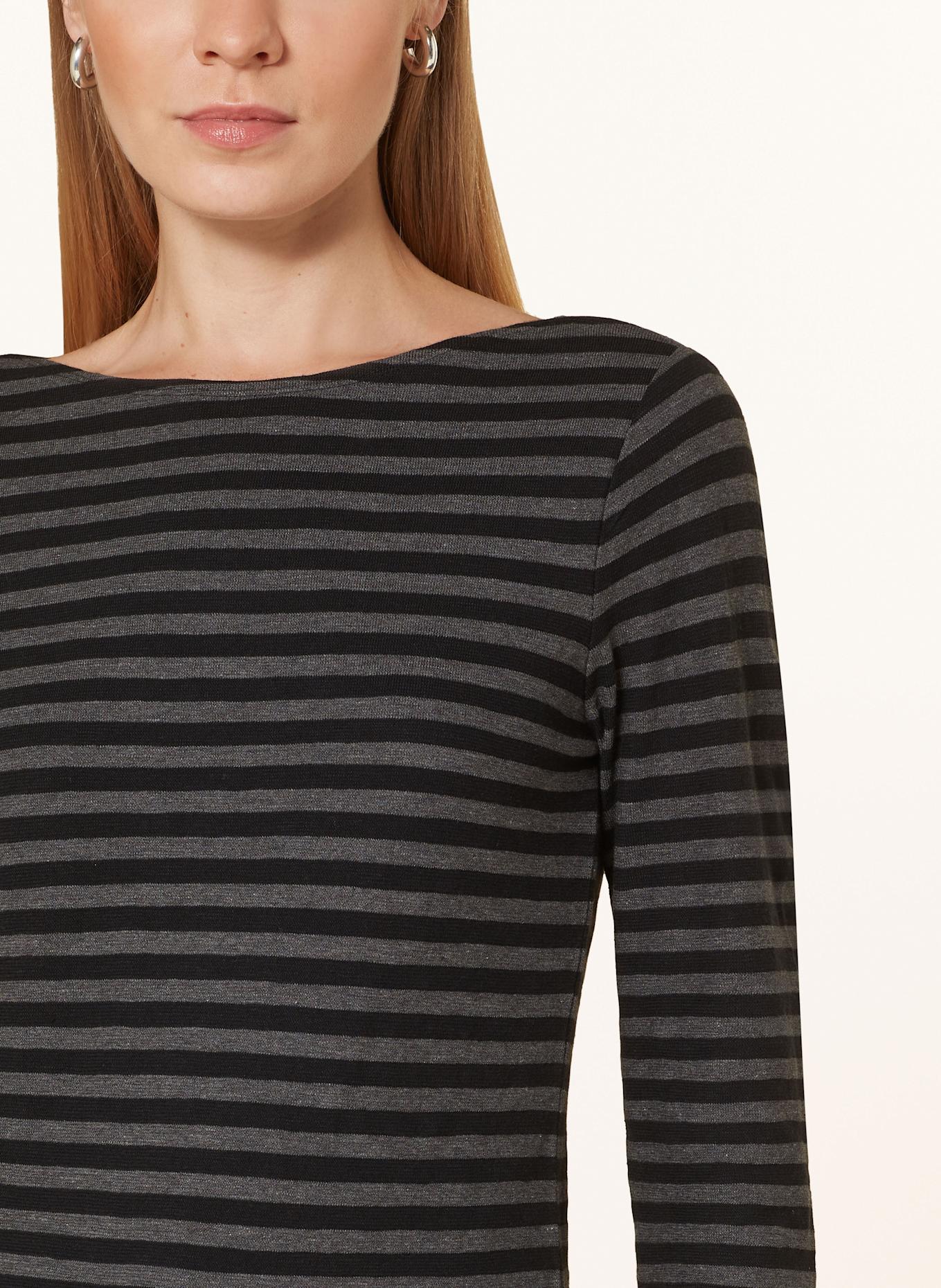 Marc O'Polo Koszulka z długim rękawem: GRANATOWY / SZARY