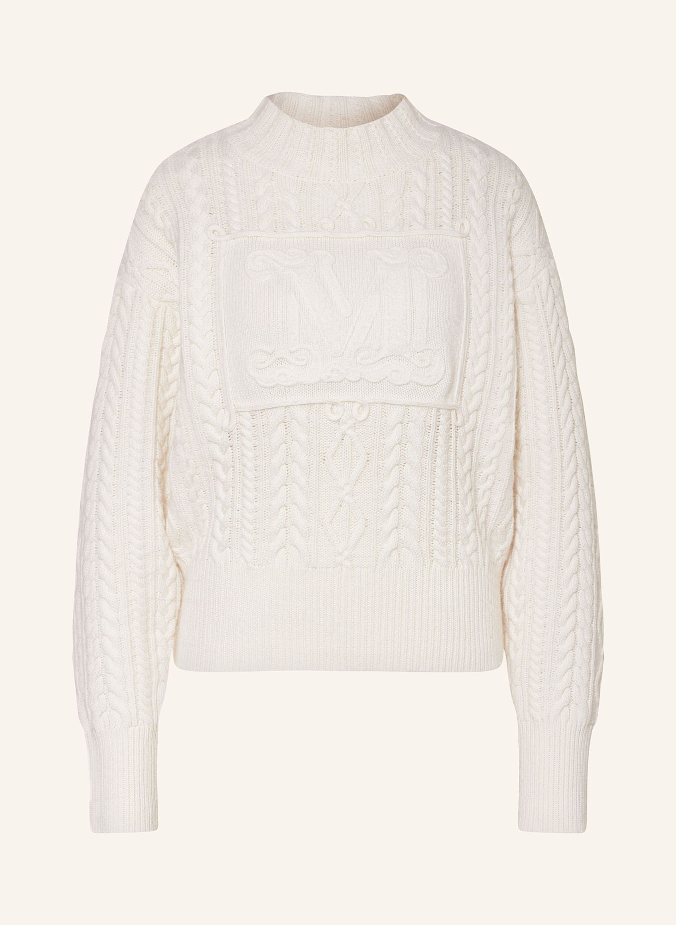 Max Mara MIRANDA sweater with cashmere: ECRU (Image 1)