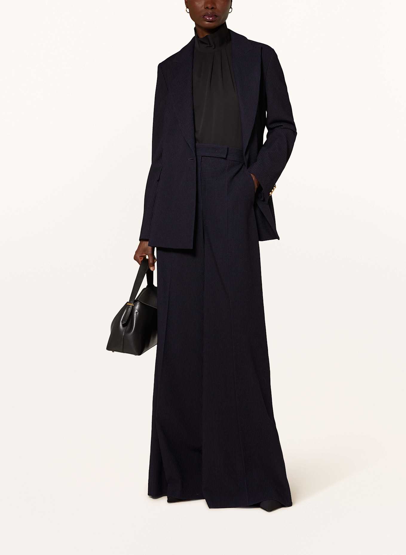 Max Mara Blazer en maille PAGANO: BLEU FONCÉ