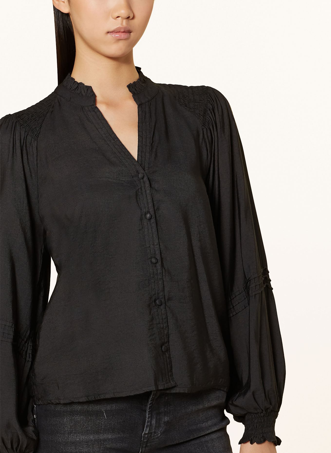 NEO NOIR Shirt blouse DORMA: BLACK