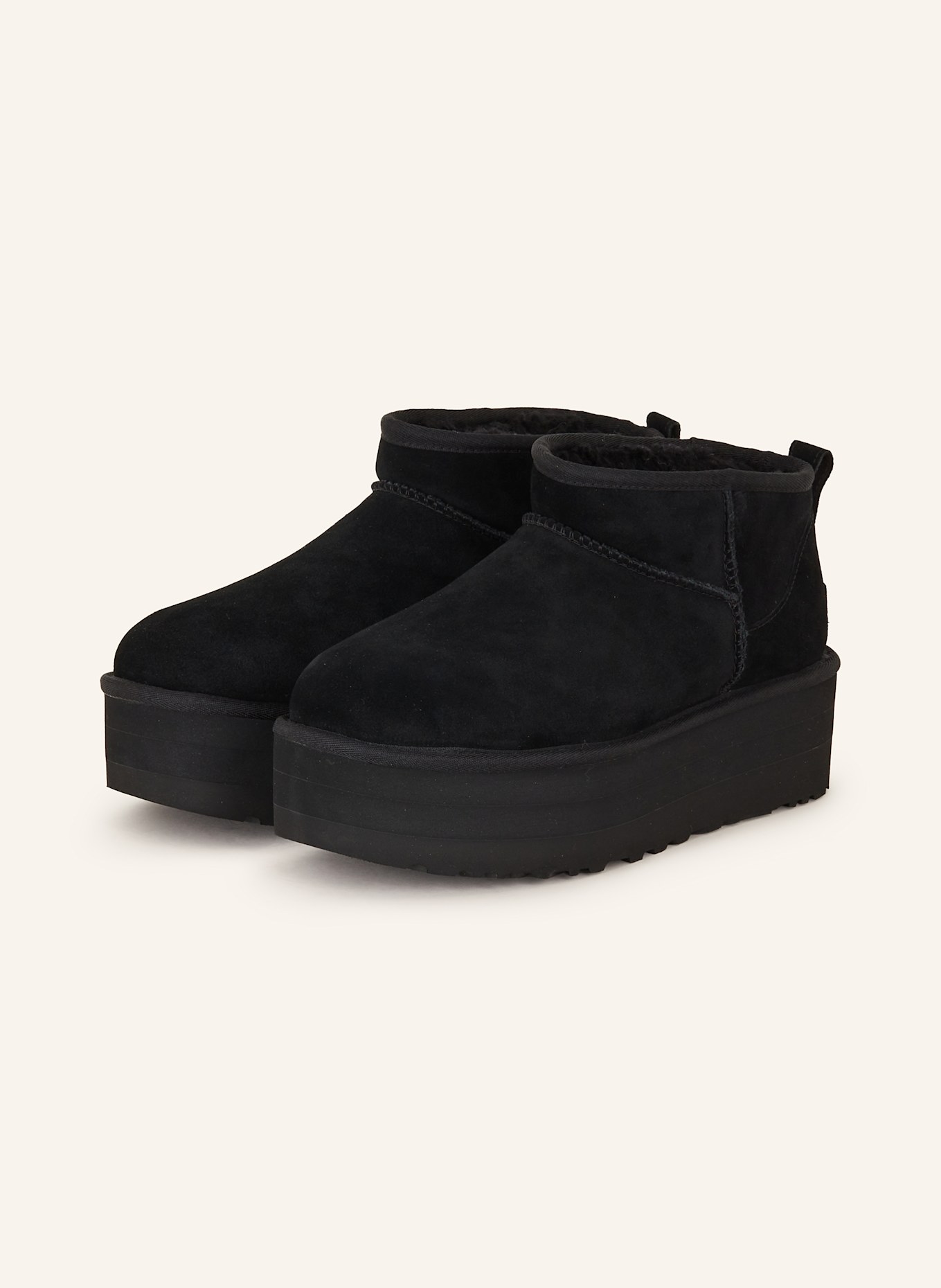 UGG Plateau-Boots CLASSIC ULTRA MINI PLATFORM: SCHWARZ