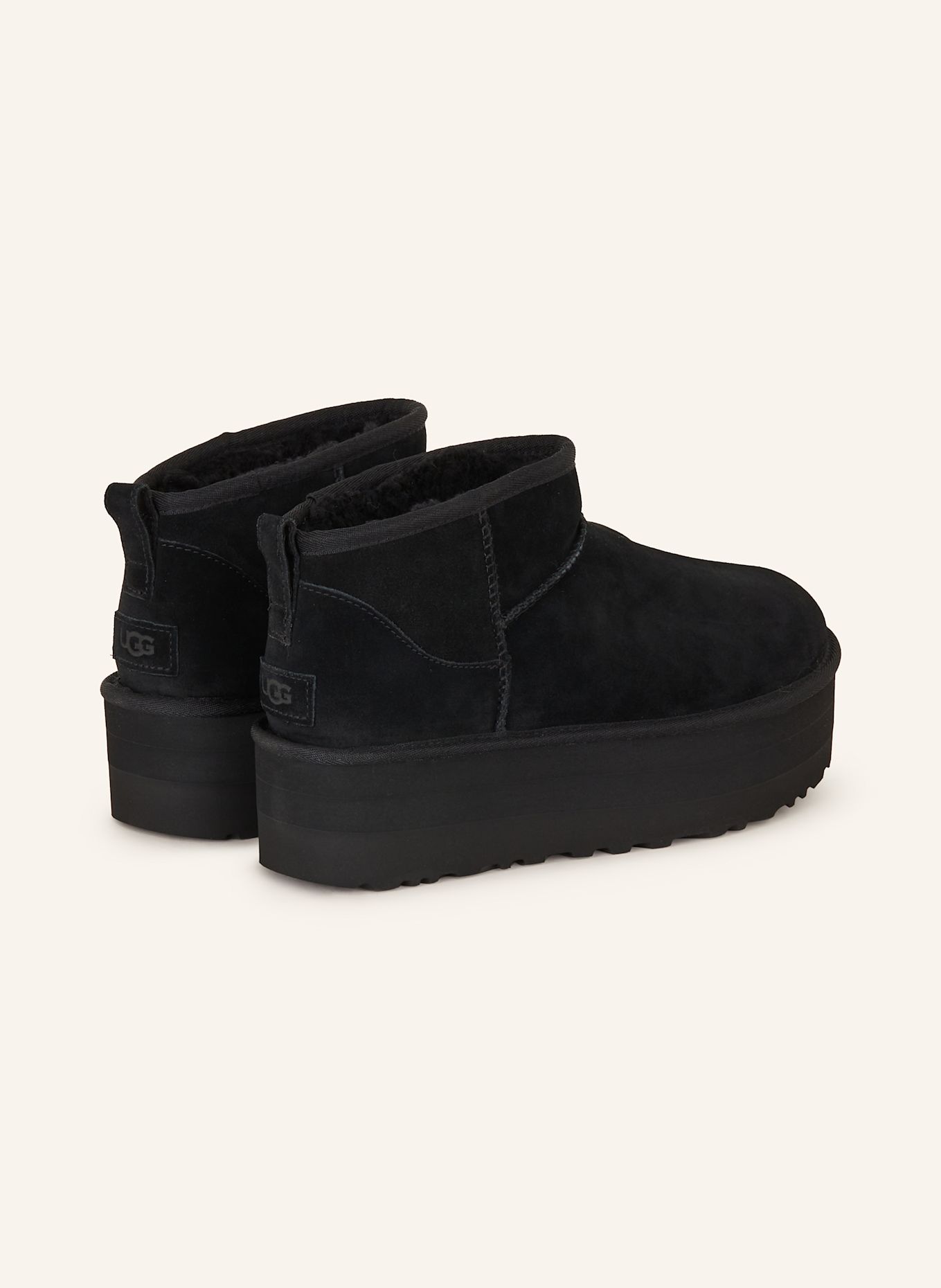 UGG Plateau-Boots CLASSIC ULTRA MINI PLATFORM: SCHWARZ