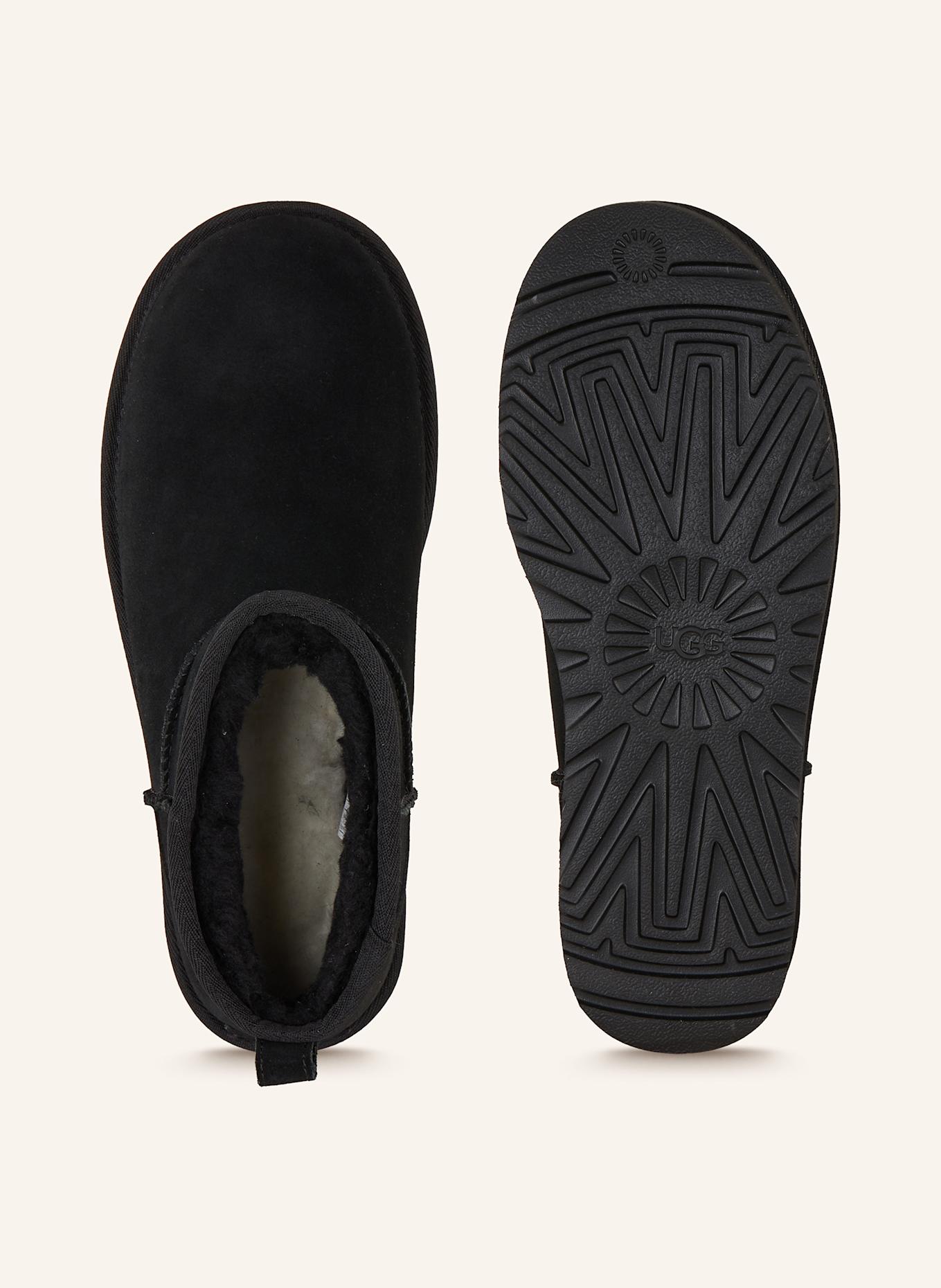 UGG Botki na platformie CLASSIC ULTRA MINI PLATFORM kolor czarny