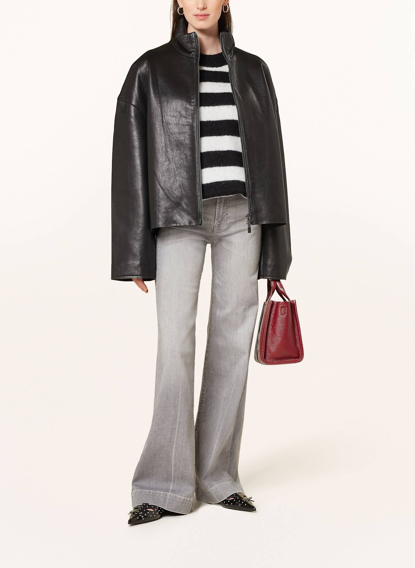 7 for all mankind Flared Jeans MODERN DOJO PHANTOM: HELLGRAU