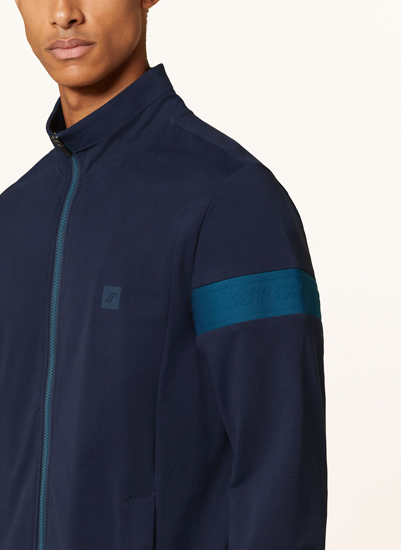 JOY sportswear Mikinová bunda BERND: TMAVĚ MODRÁ