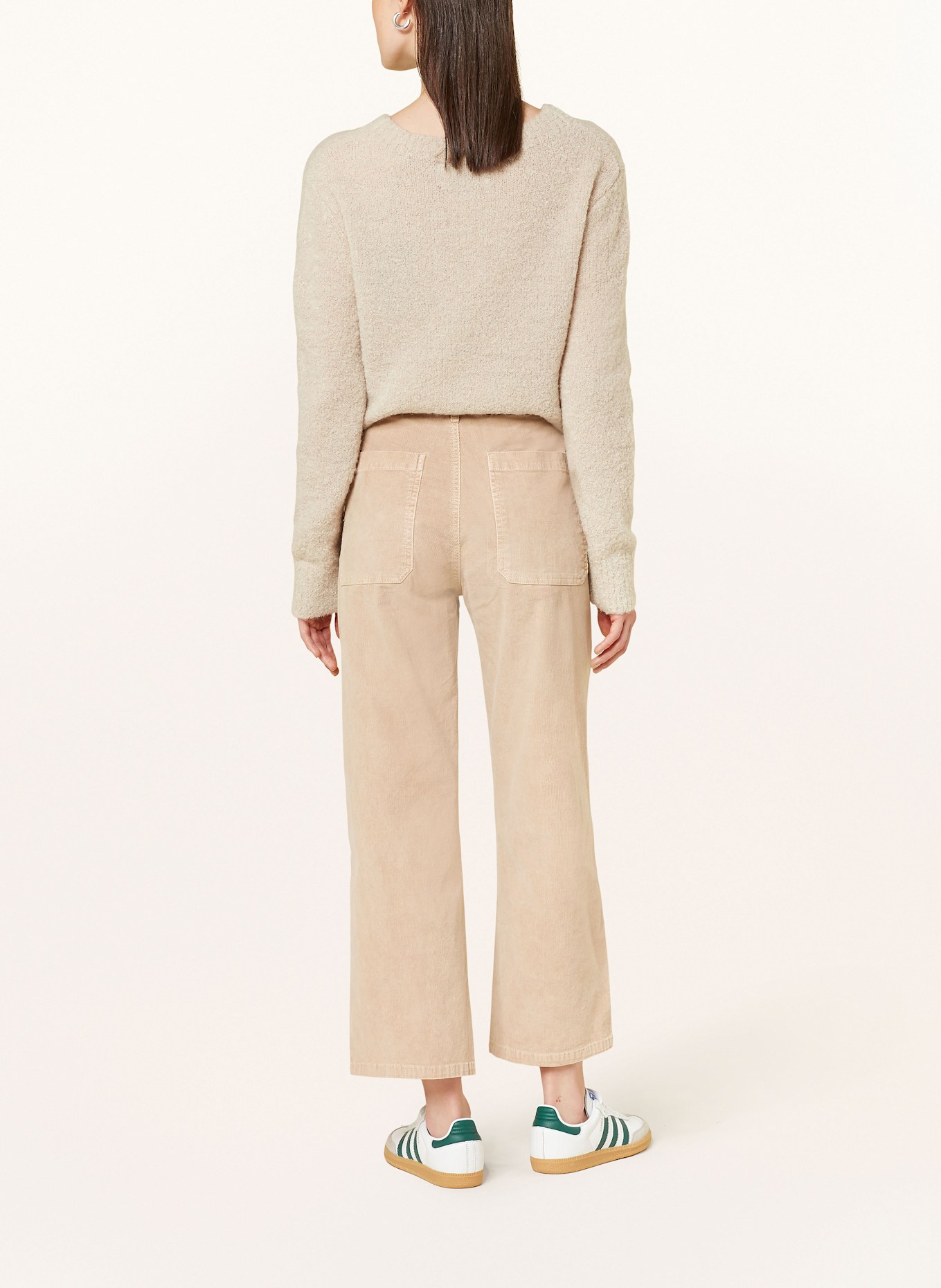 OPUS mOKOTI WORK 7/8 trousers in corduroy, Color: LIGHT BROWN (Image 3)