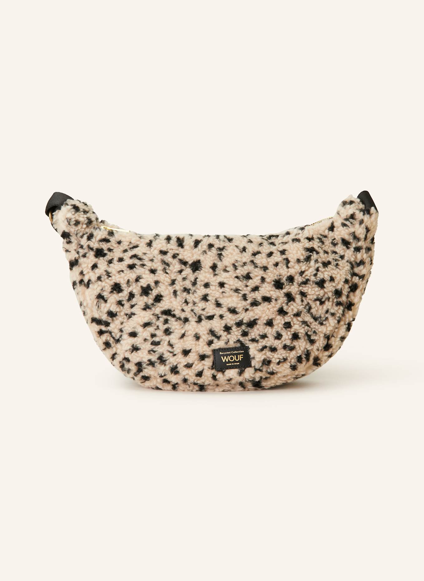 WOUF Umhängetasche CLEM: CREME / SCHWARZ