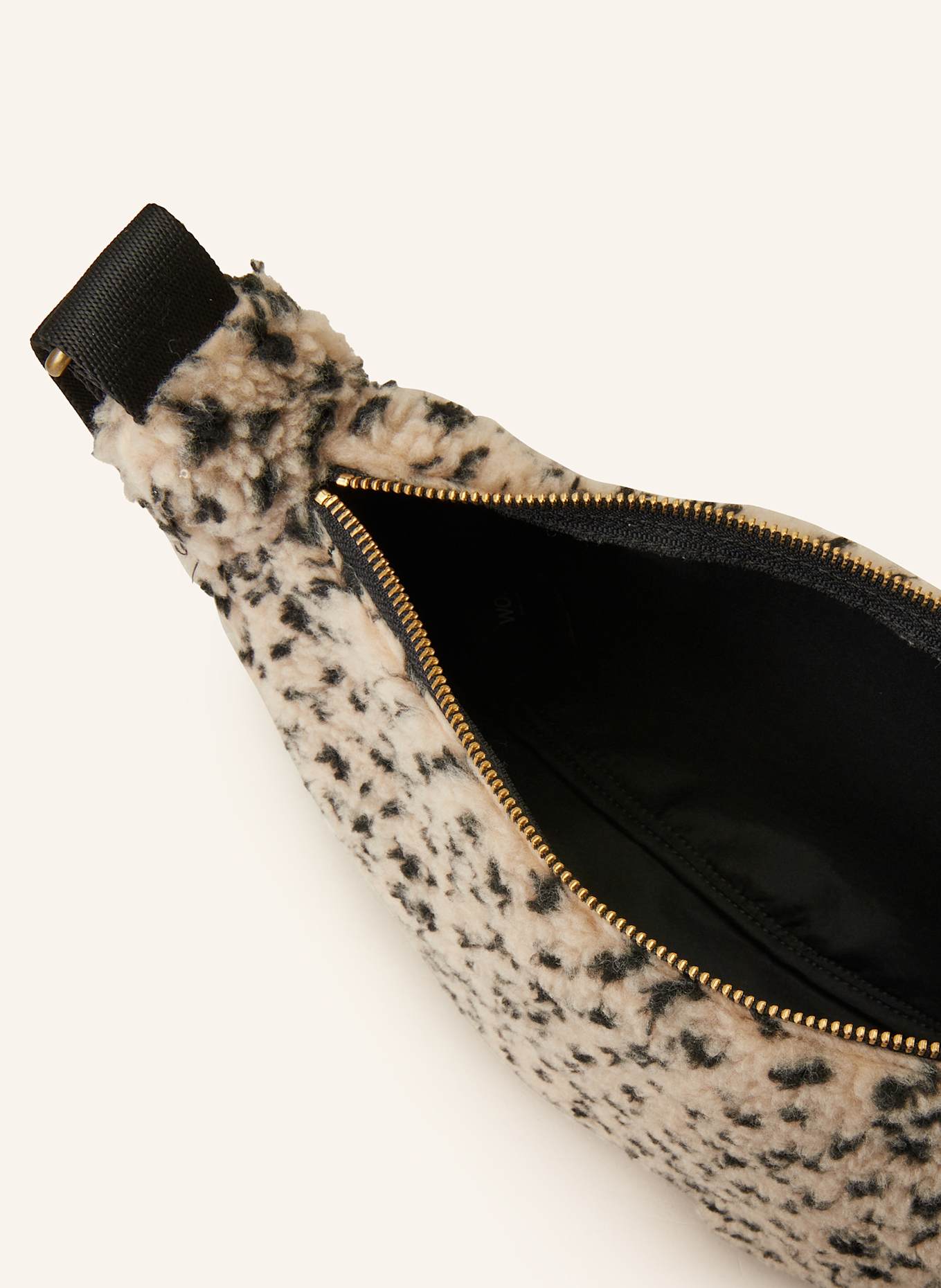 WOUF Umhängetasche CLEM: CREME / SCHWARZ