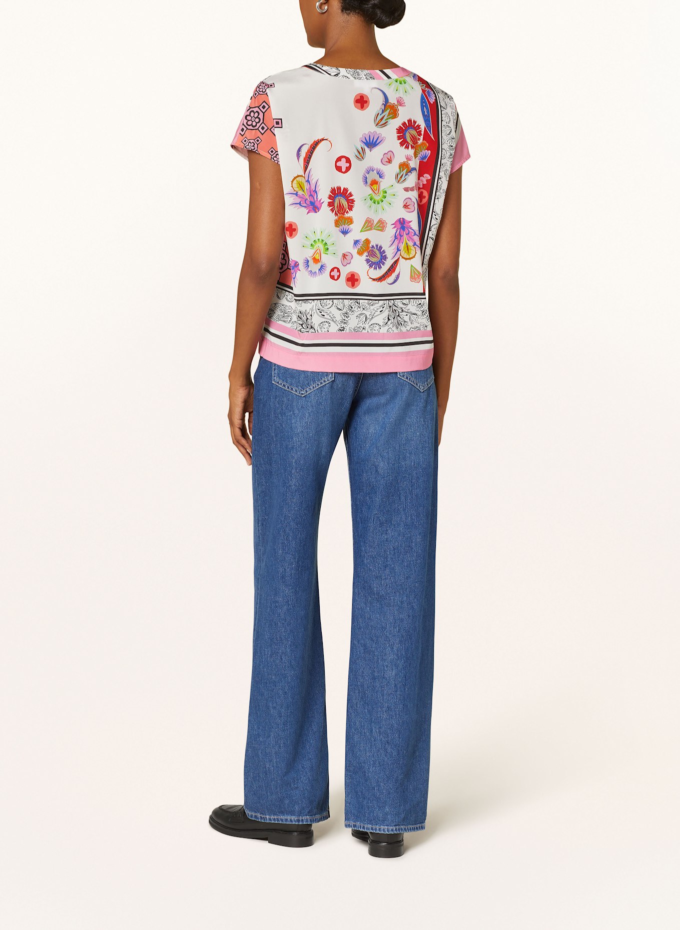 darling harbour Blusenshirt aus Seide: PINK