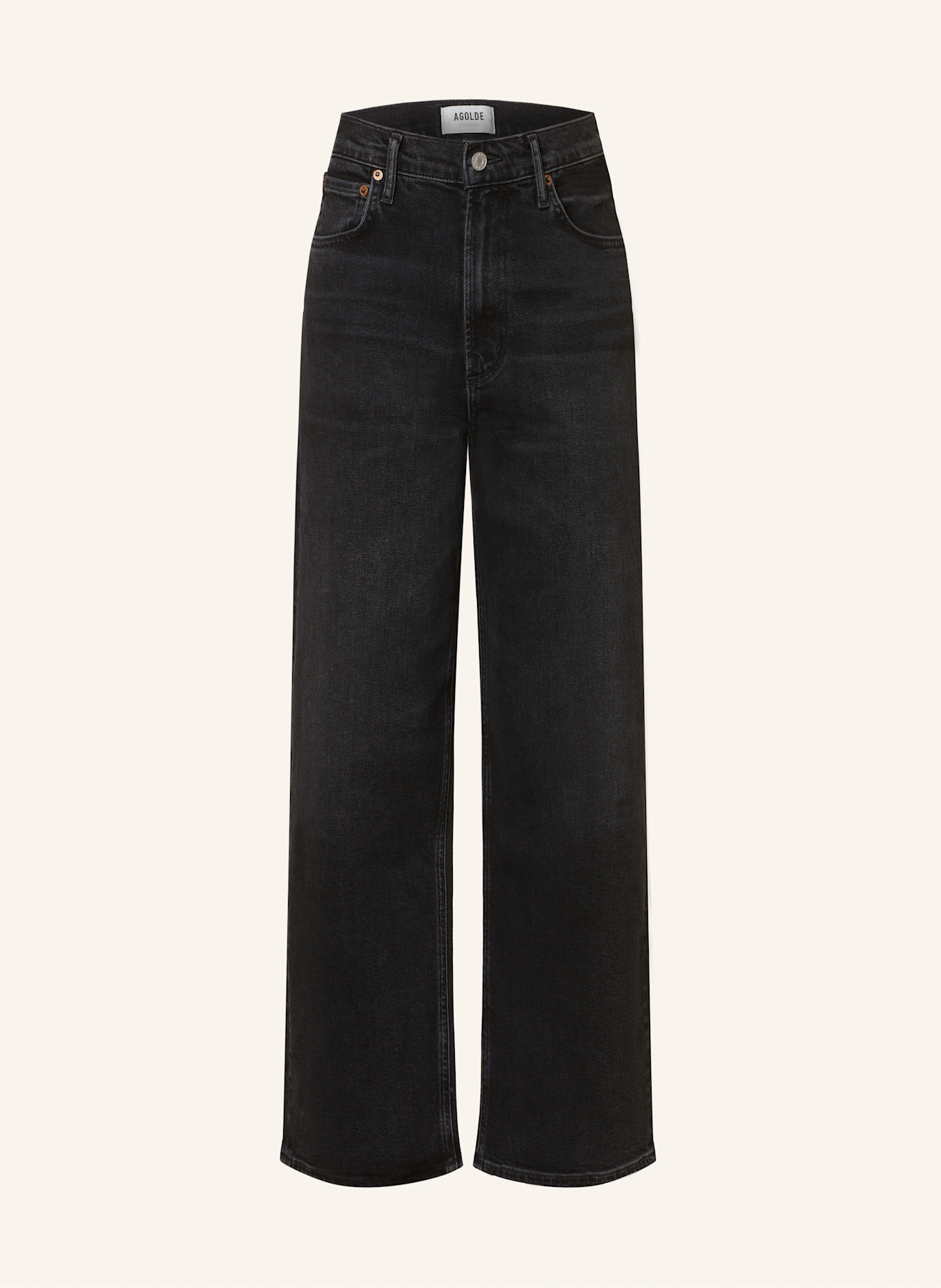 AGOLDE Flared jeans REN, Color: hsh hush (washed saturated black) (Image 1)