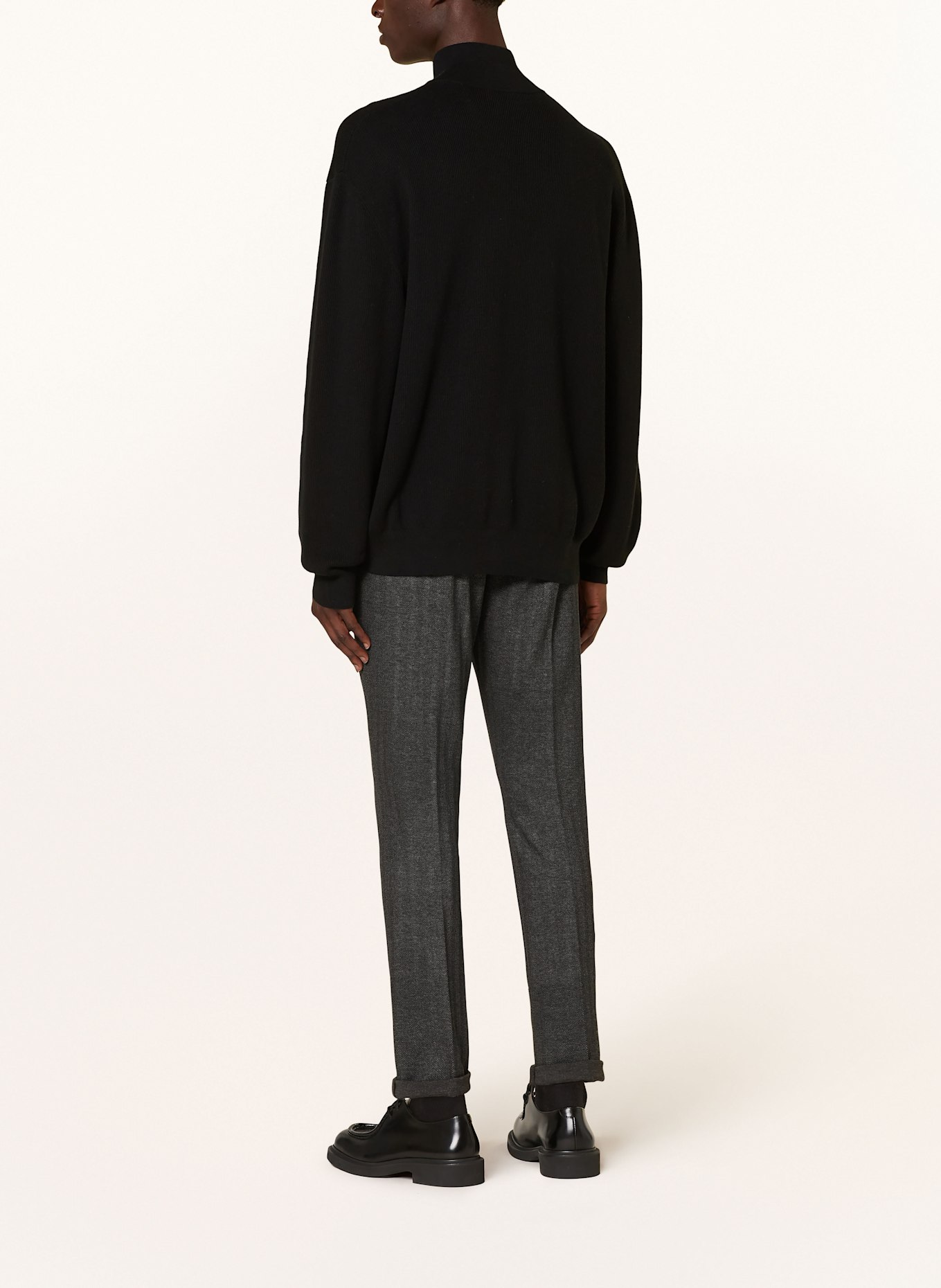 Dondup Chinos slim fit: BLACK / DARK GRAY