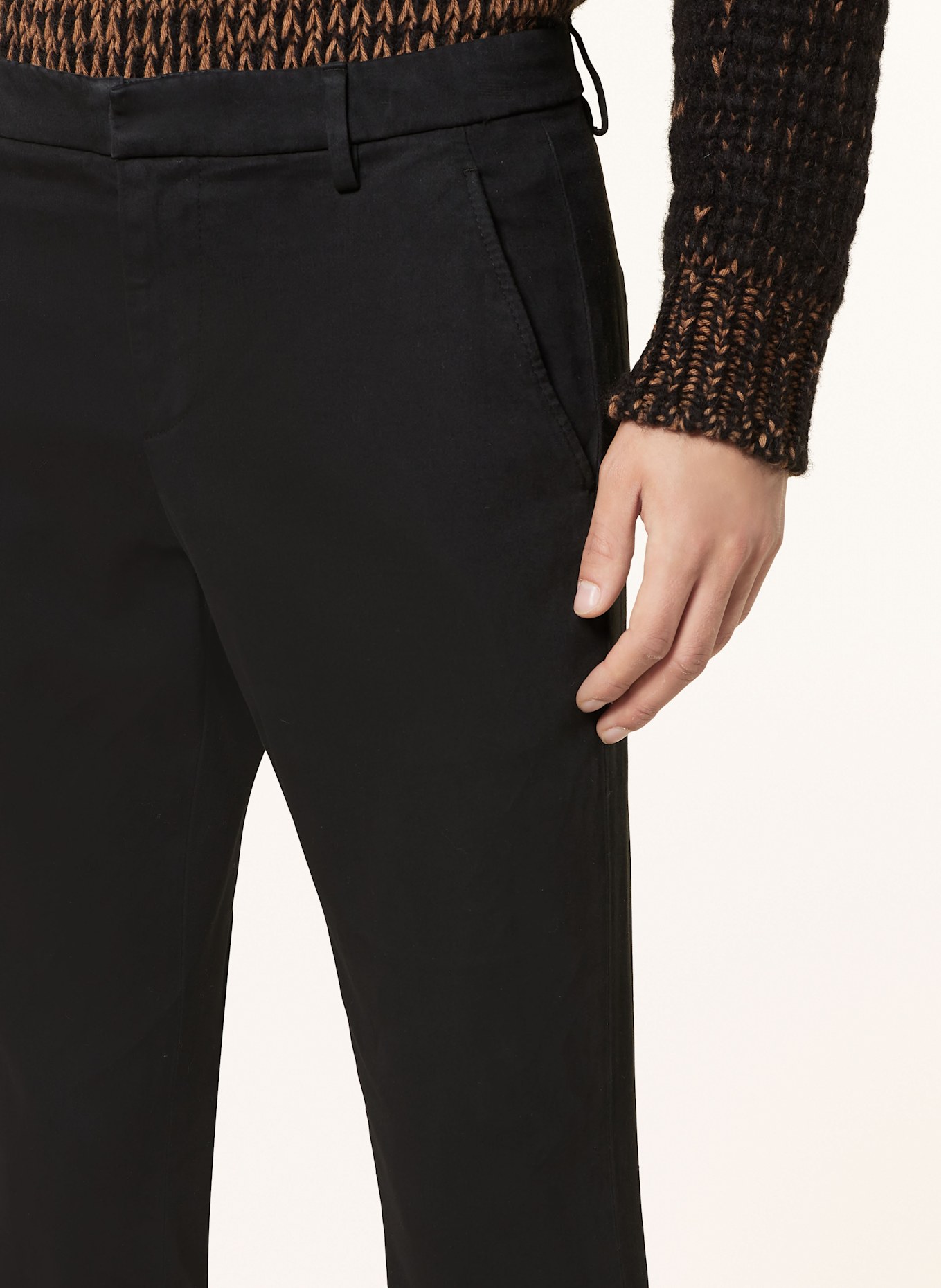 Dondup Chinos GAUBERT, Color: BLACK (Image 5)