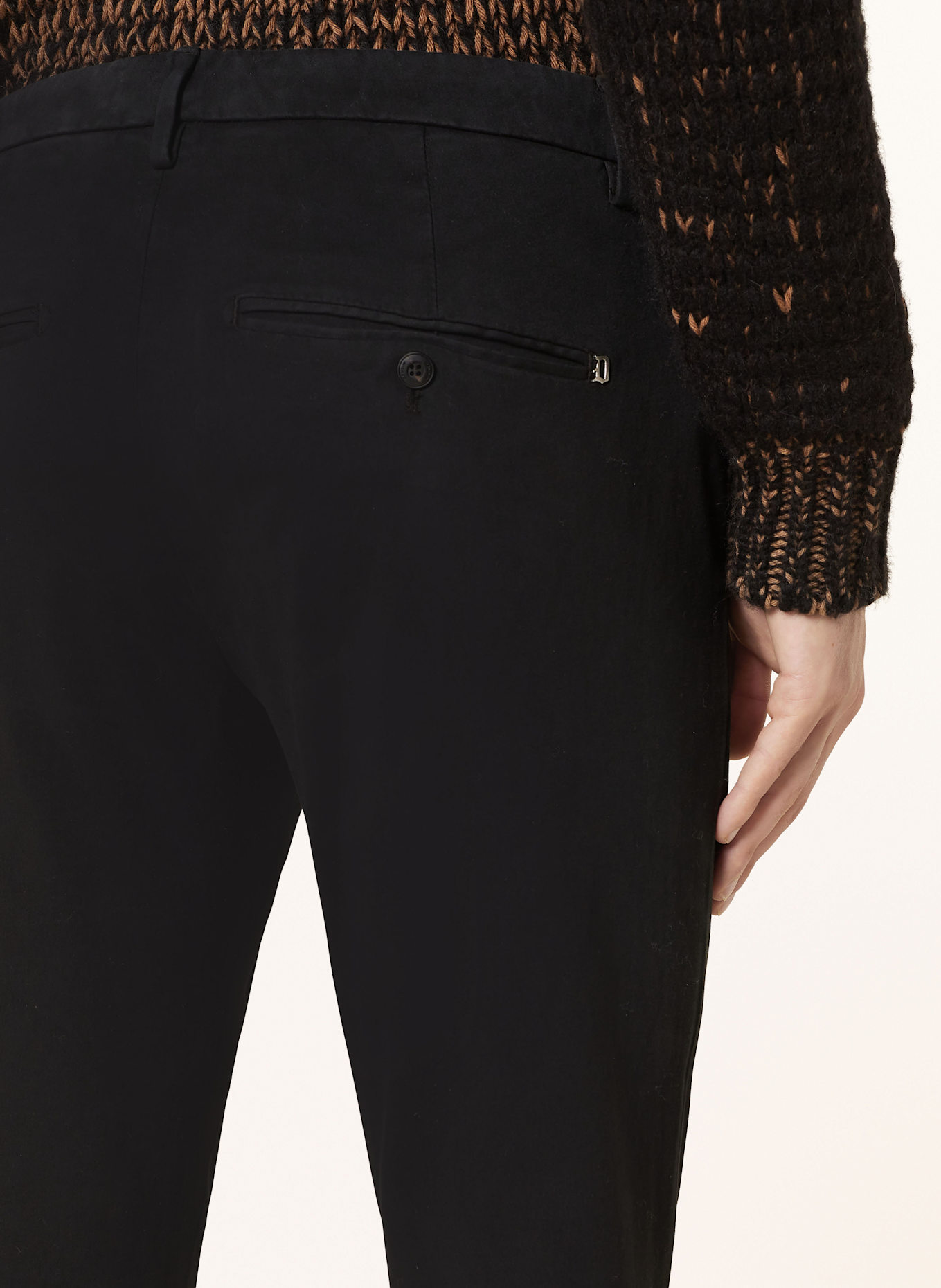 Dondup Chinos GAUBERT, Color: BLACK (Image 6)