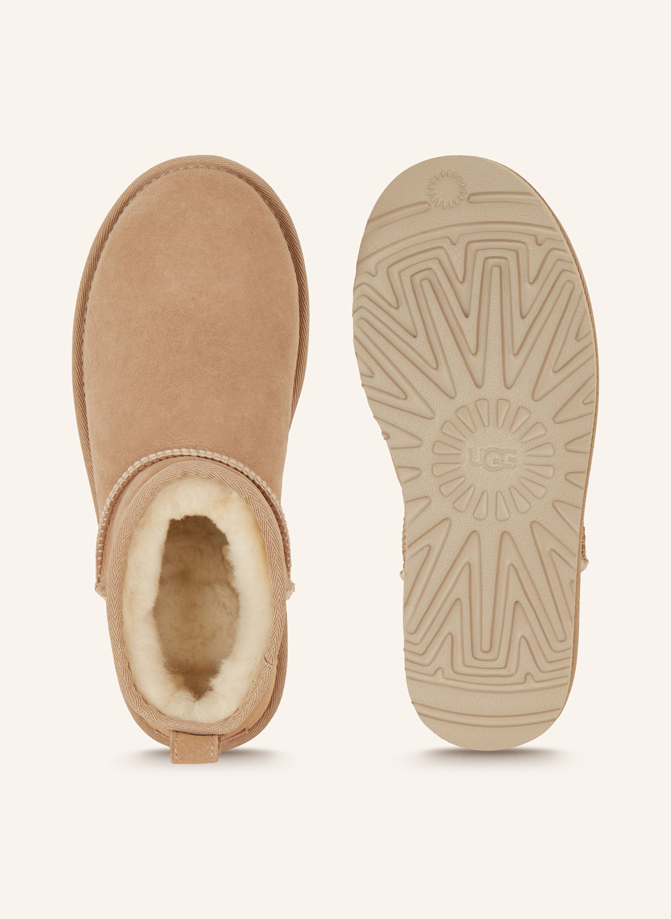 UGG Boots CLASSIC ULTRA MINI: BEIGE