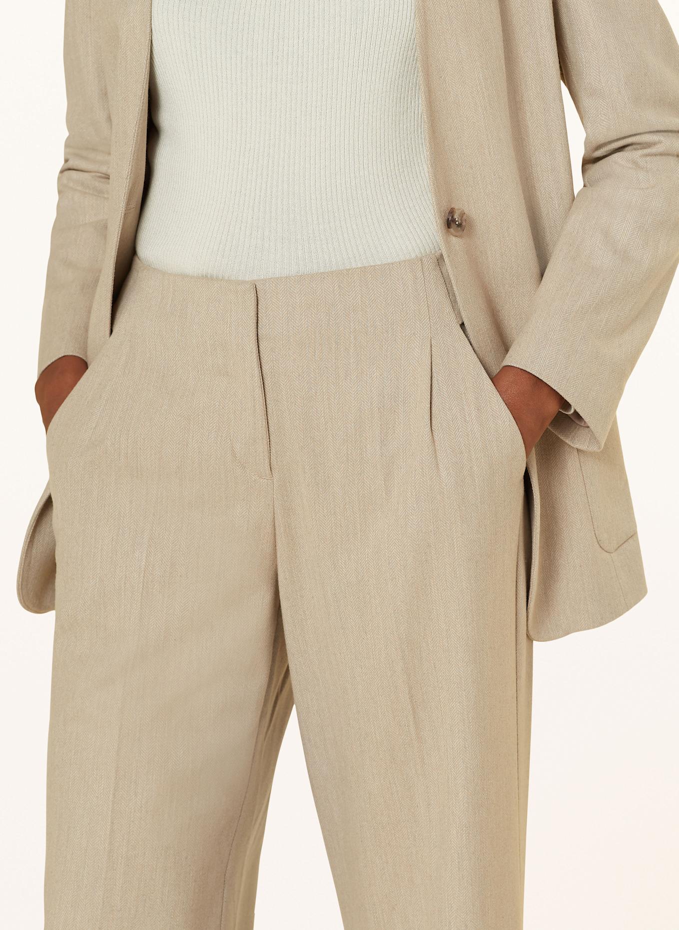 MORE Flannel trousers: BEIGE