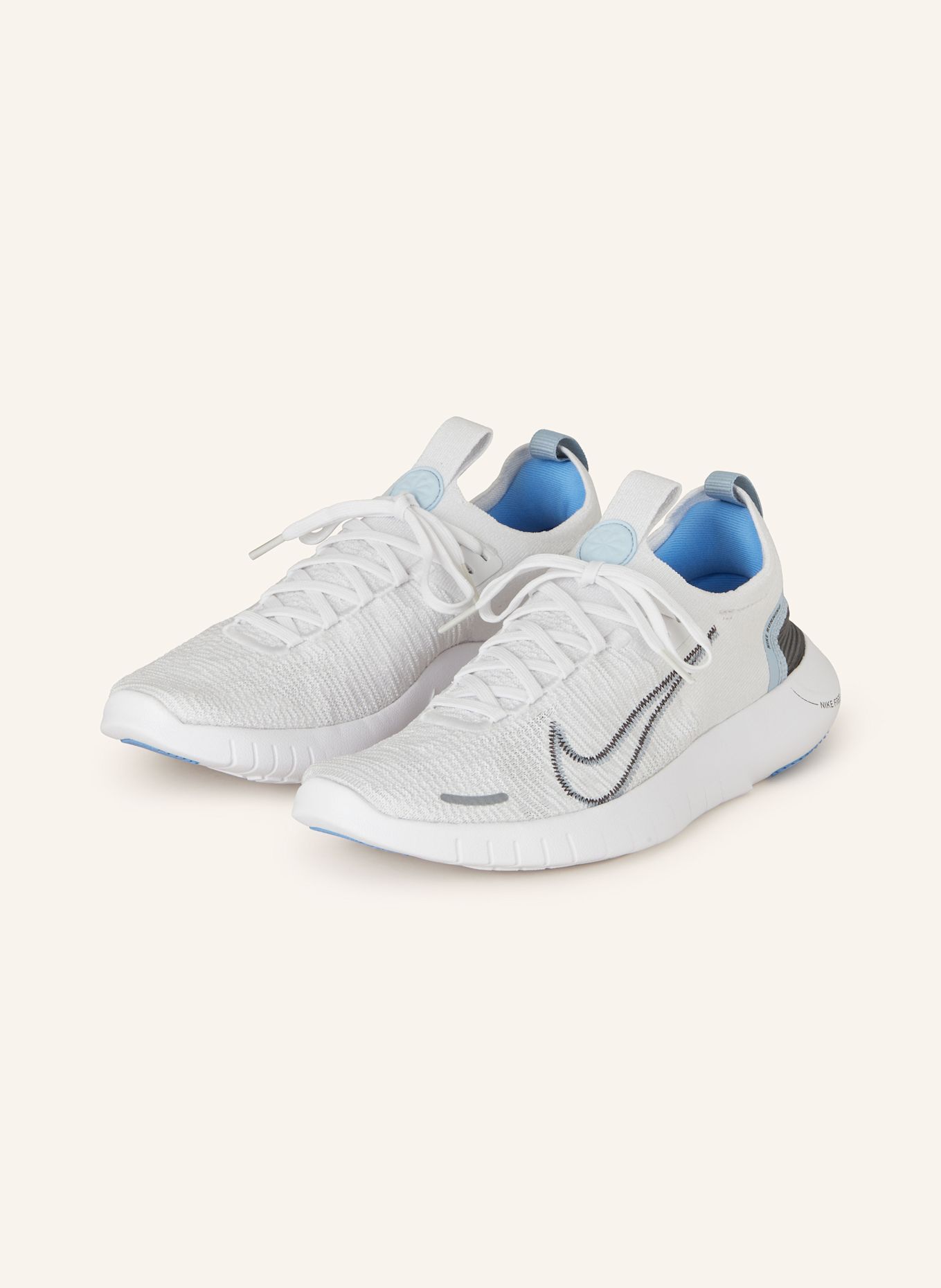 Nike Fitnessschuhe FREE RN FK NEXT NATURE, Farbe: WEISS/ HELLBLAU (Bild 1)