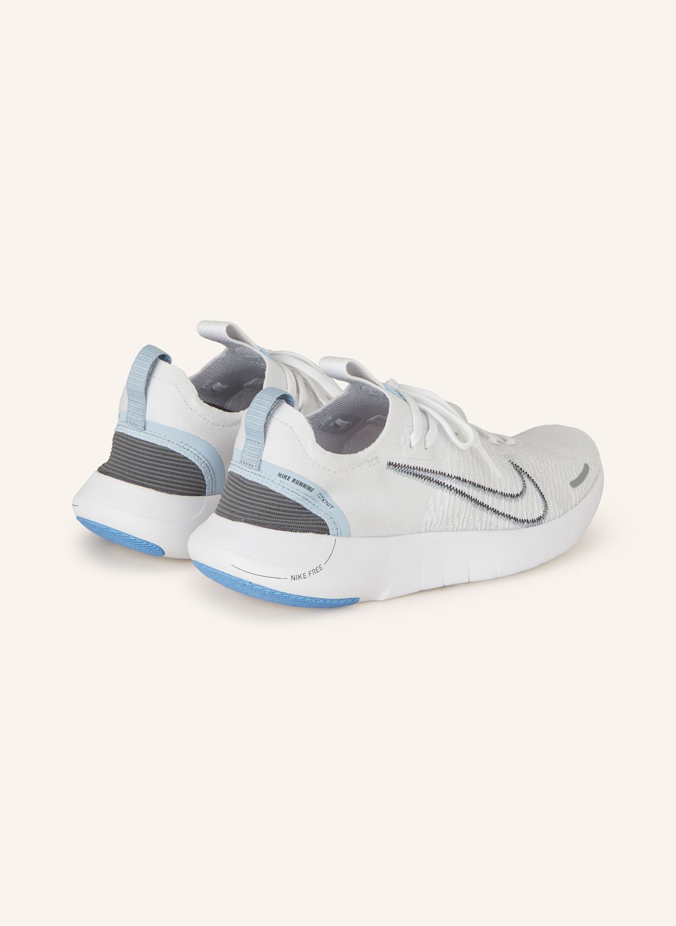 Nike Fitnessschuhe FREE RN FK NEXT NATURE, Farbe: WEISS/ HELLBLAU (Bild 2)