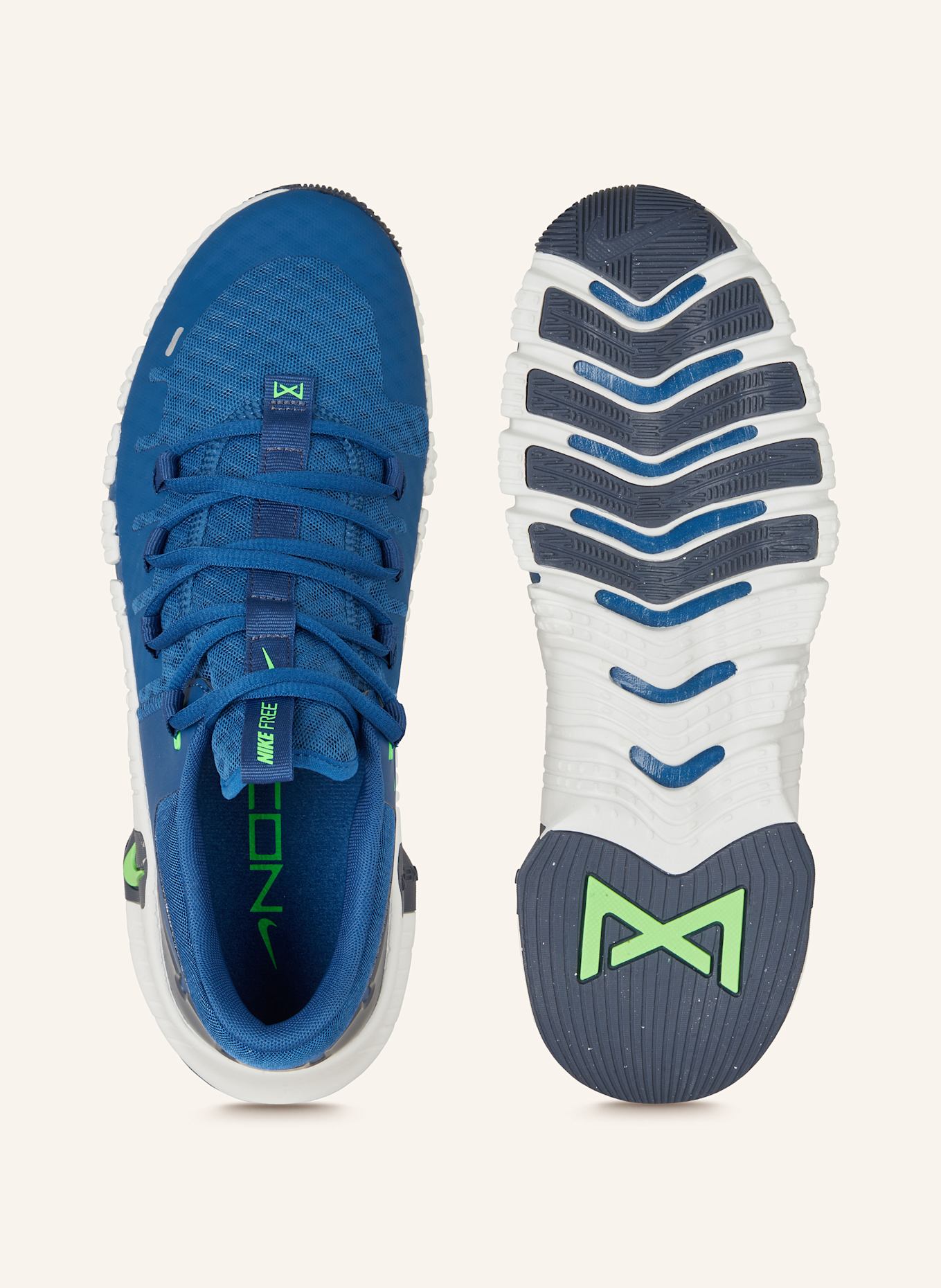 Nike Fitness shoes FREE METCON 5 in blue light gray
