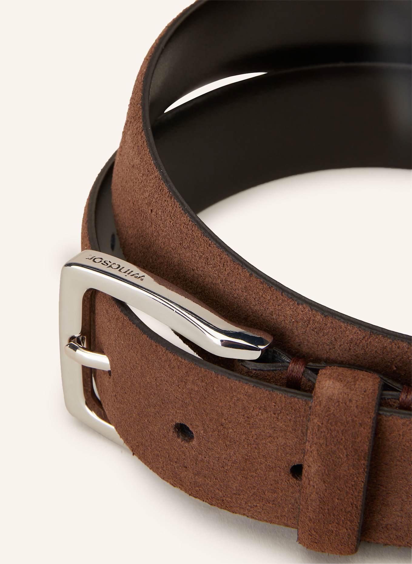 windsor. Ledergürtel: COGNAC