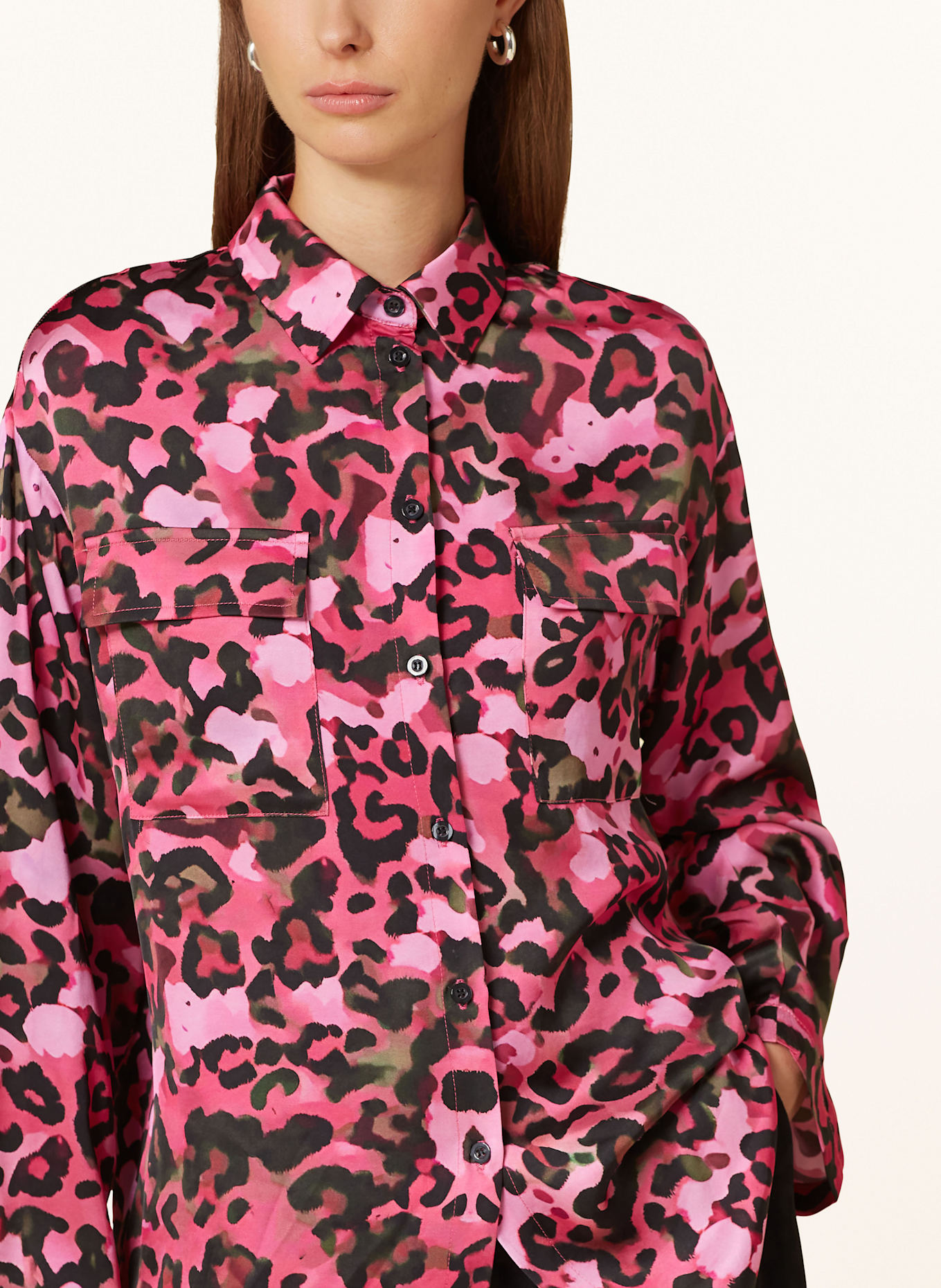 miss goodlife Shirt blouse, Color: PINK/ BLACK/ PINK (Image 4)