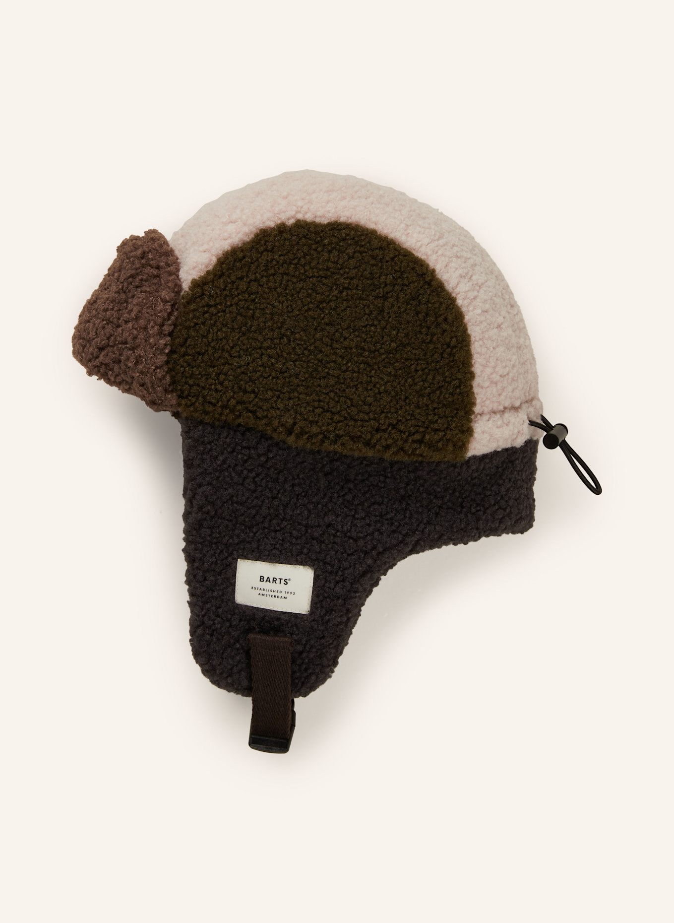 Barts Casquette SHONITE: GRIS FONCÉ / KAKI / ÉCRU