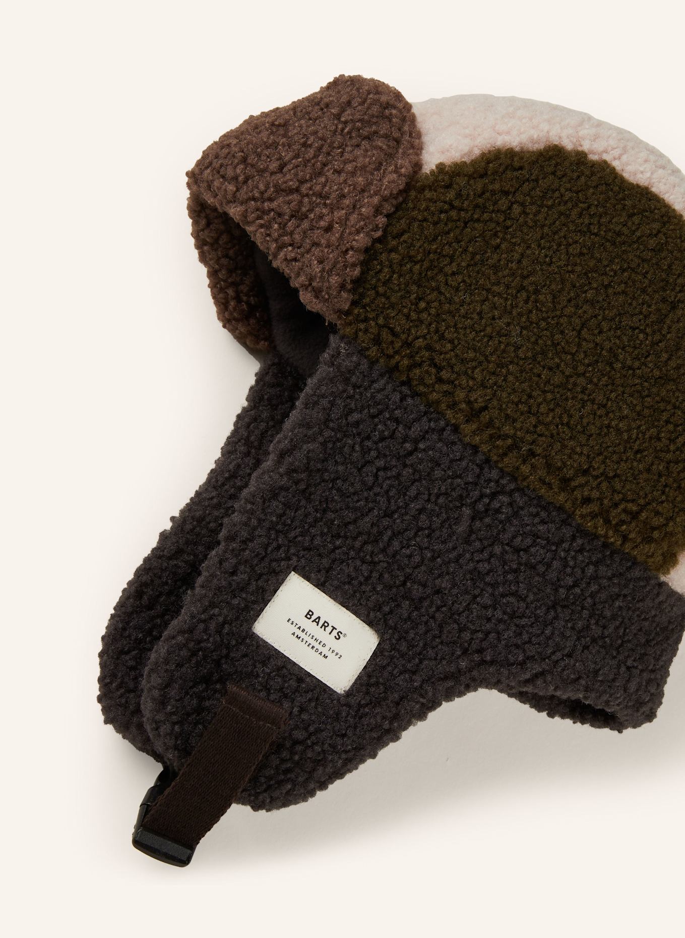 Barts Casquette SHONITE: GRIS FONCÉ / KAKI / ÉCRU