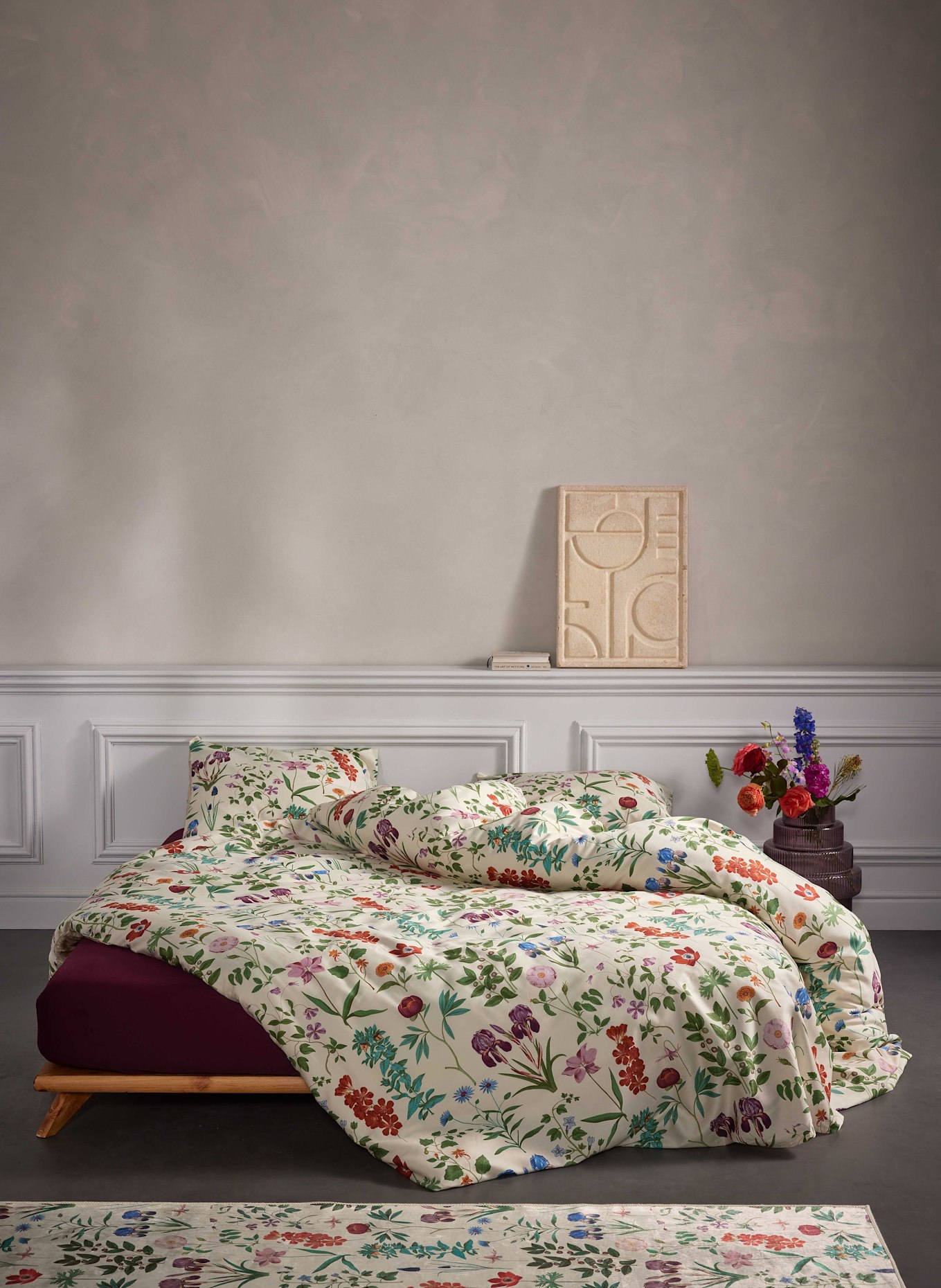 ESSENZA Bettwäsche MARIGOLD zum Wenden: GRÜN/ CREME/ ROSA