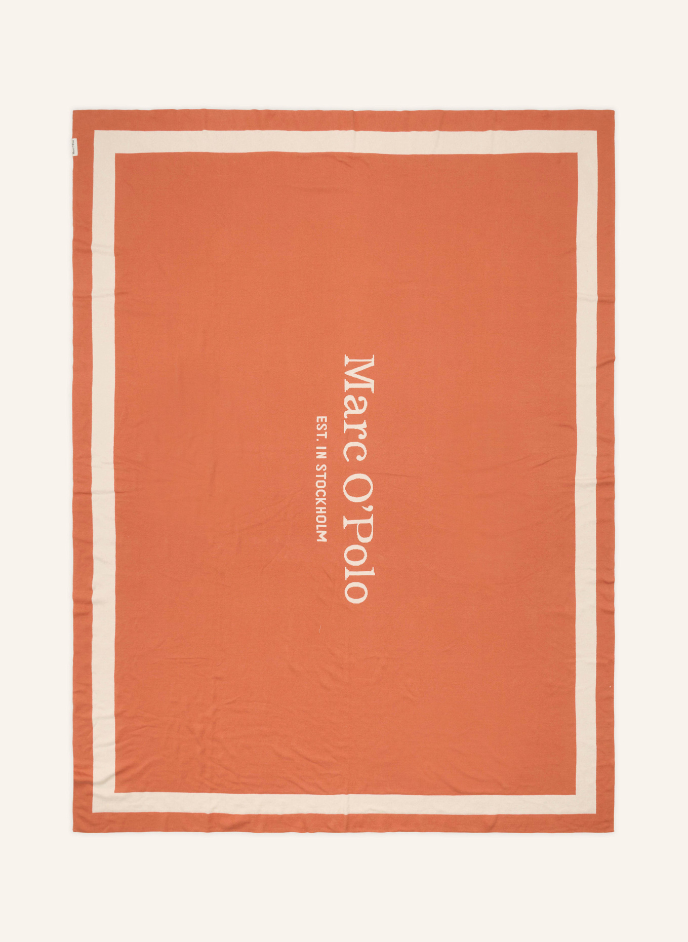 Marc O'Polo Plaid STATEMENT: ORANGE / CREME